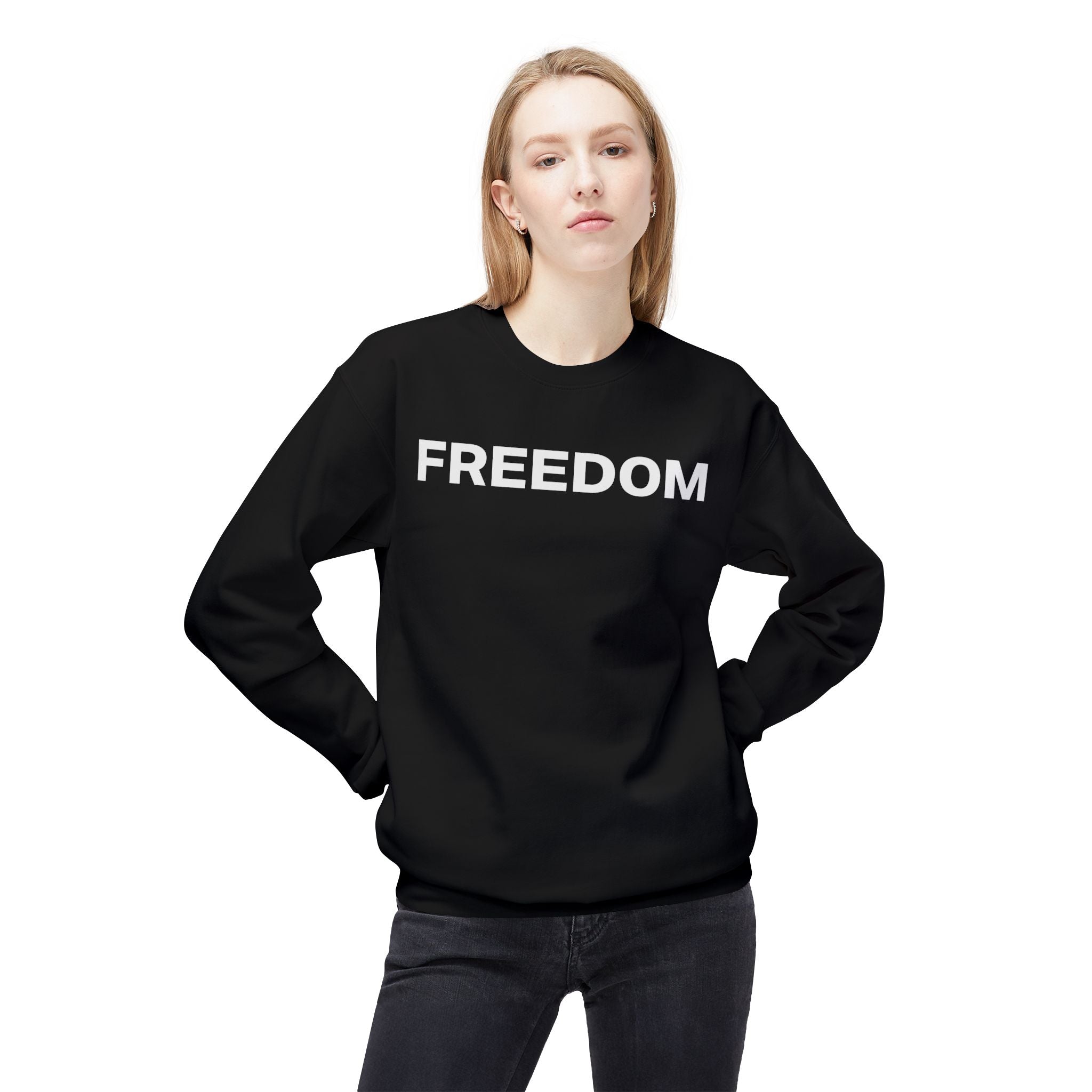 Patriotic Freedom Sweatshirt, Unisex Crewneck, Independence Day Gift, Red White Blue Apparel, American Pride Clothing