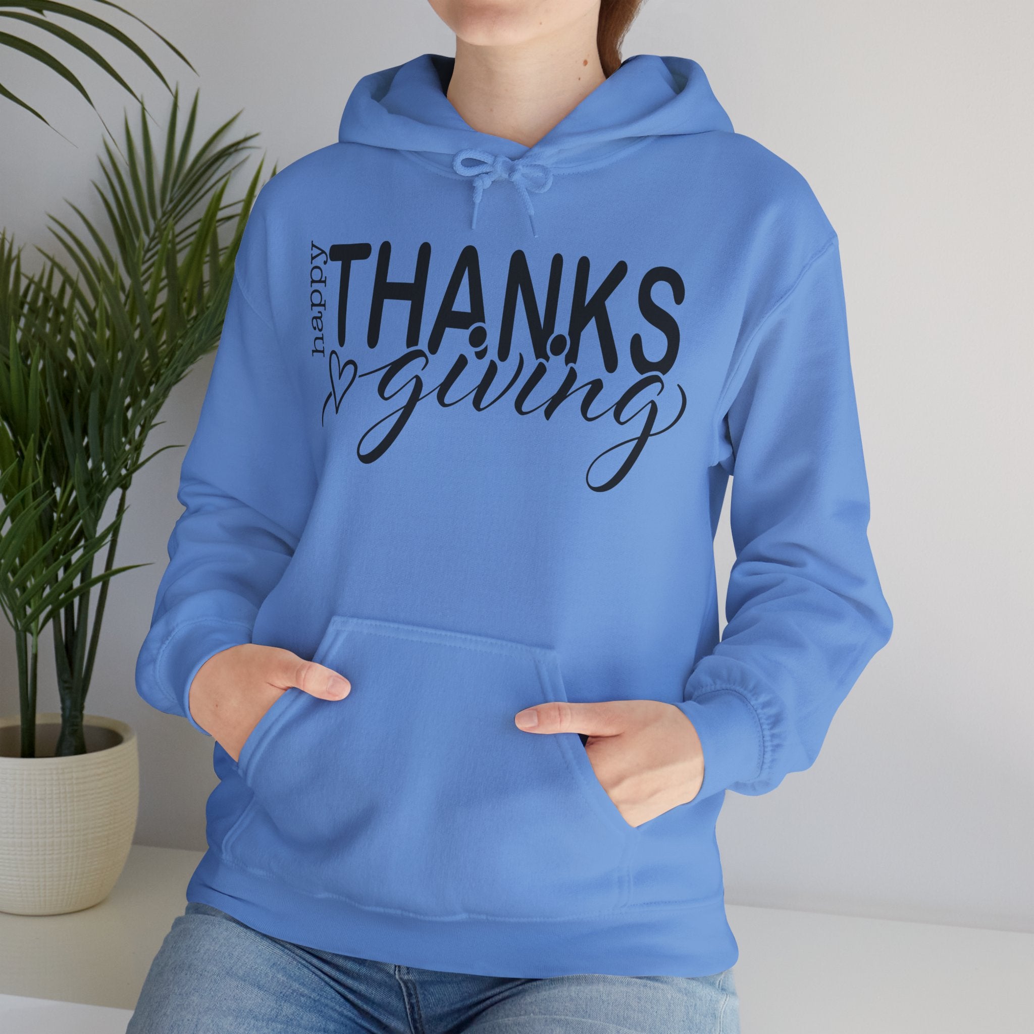 Happy Thanksgiving Hoodie - Cozy Sweatshirt for Fall Celebrations