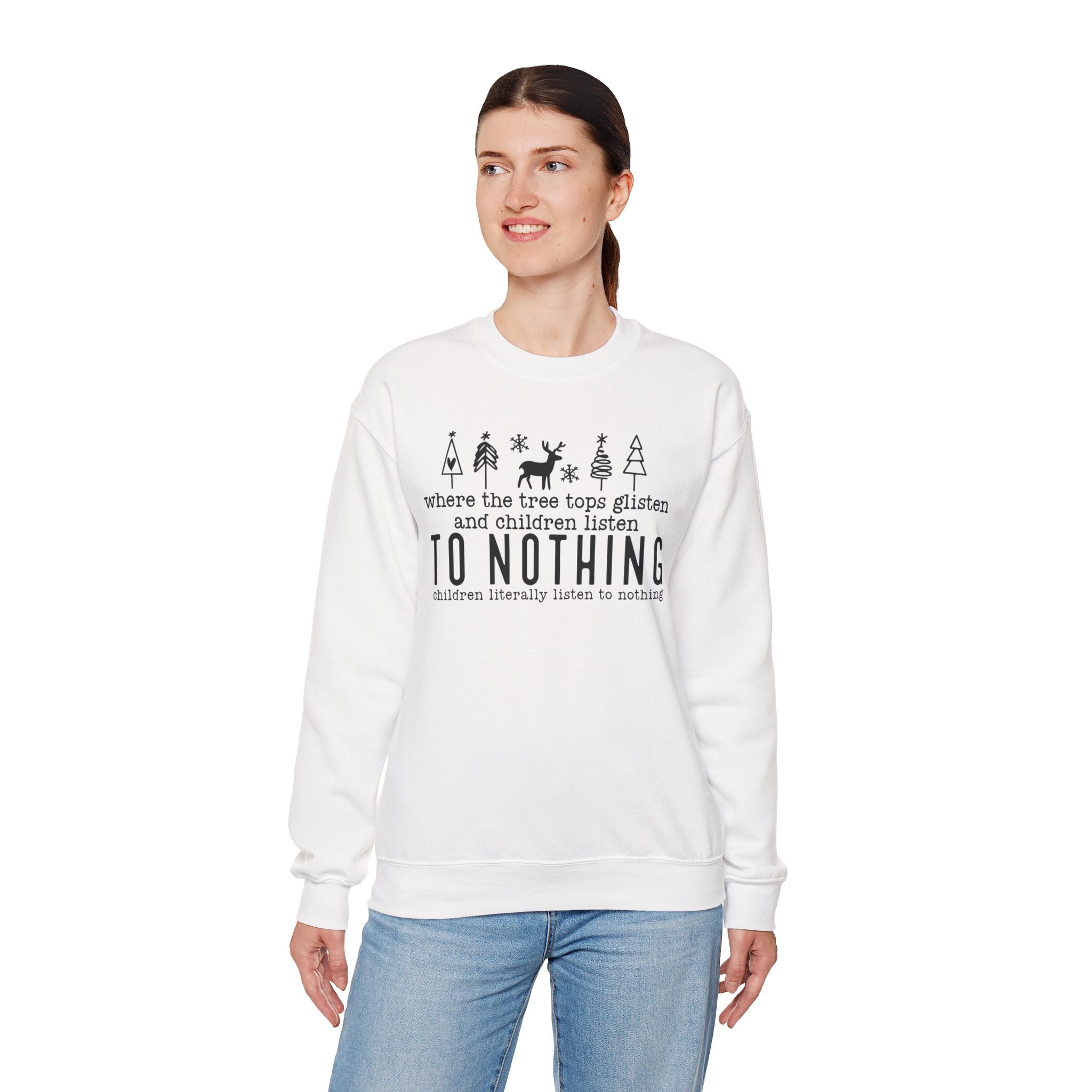 Whimsical Holiday Crewneck Sweatshirt