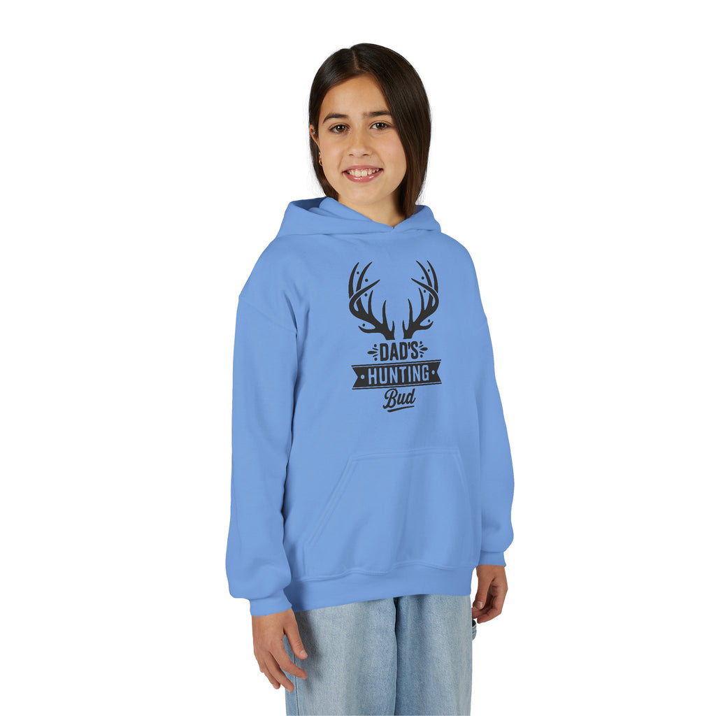 Dad's Hunting Bud Youth Hooded Sweatshirt