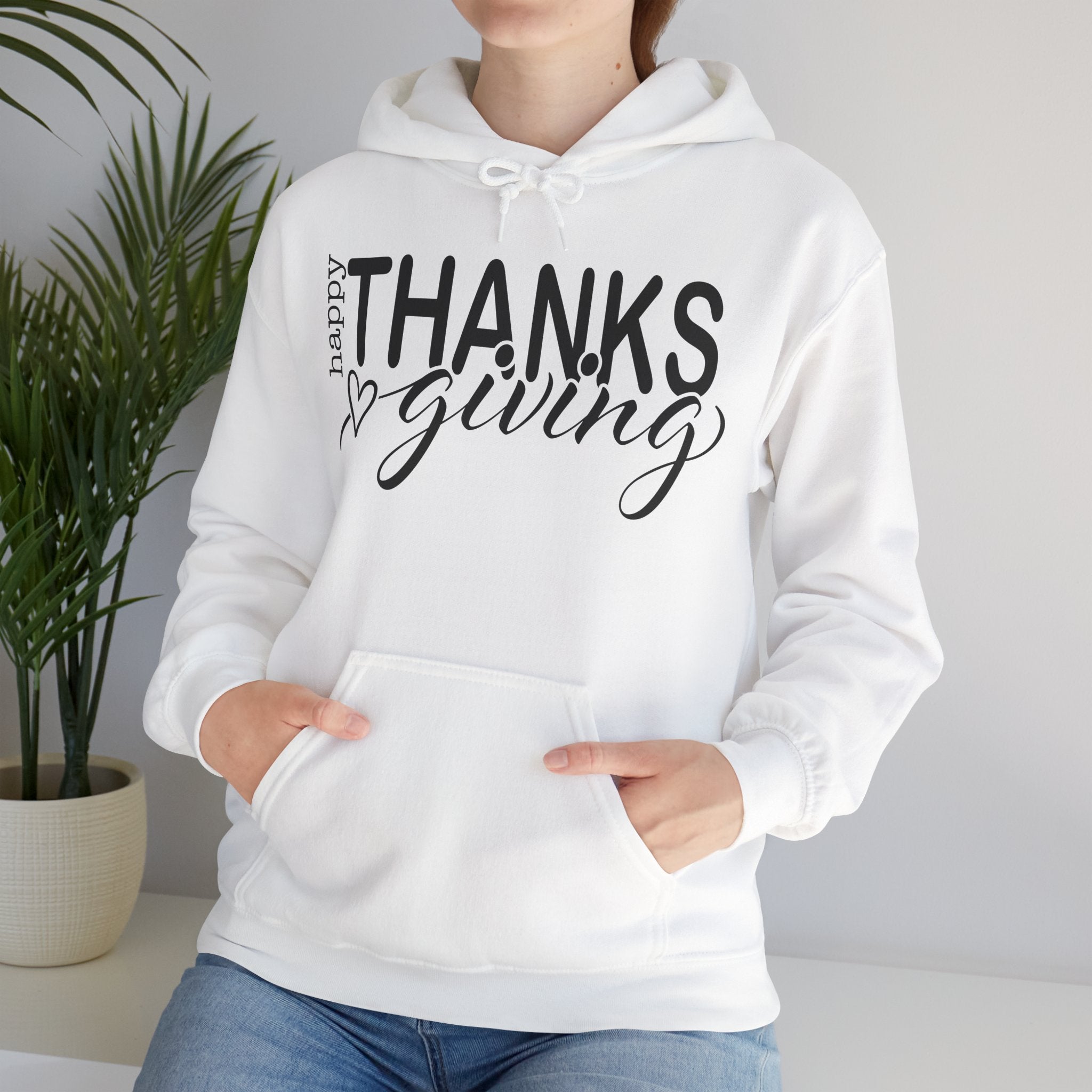Happy Thanksgiving Hoodie - Cozy Sweatshirt for Fall Celebrations