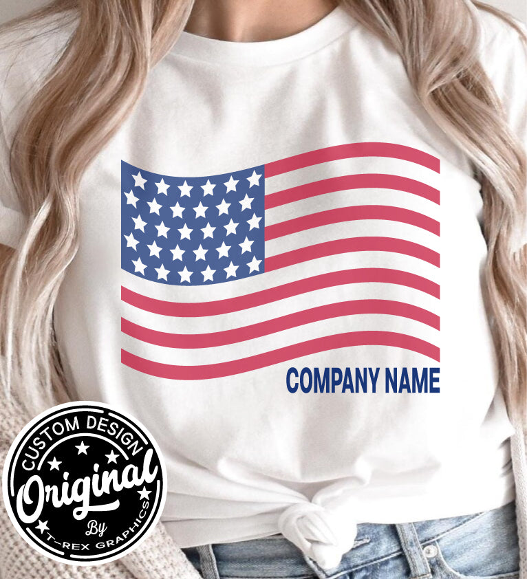 Flag T-Shirt Custom Apparel