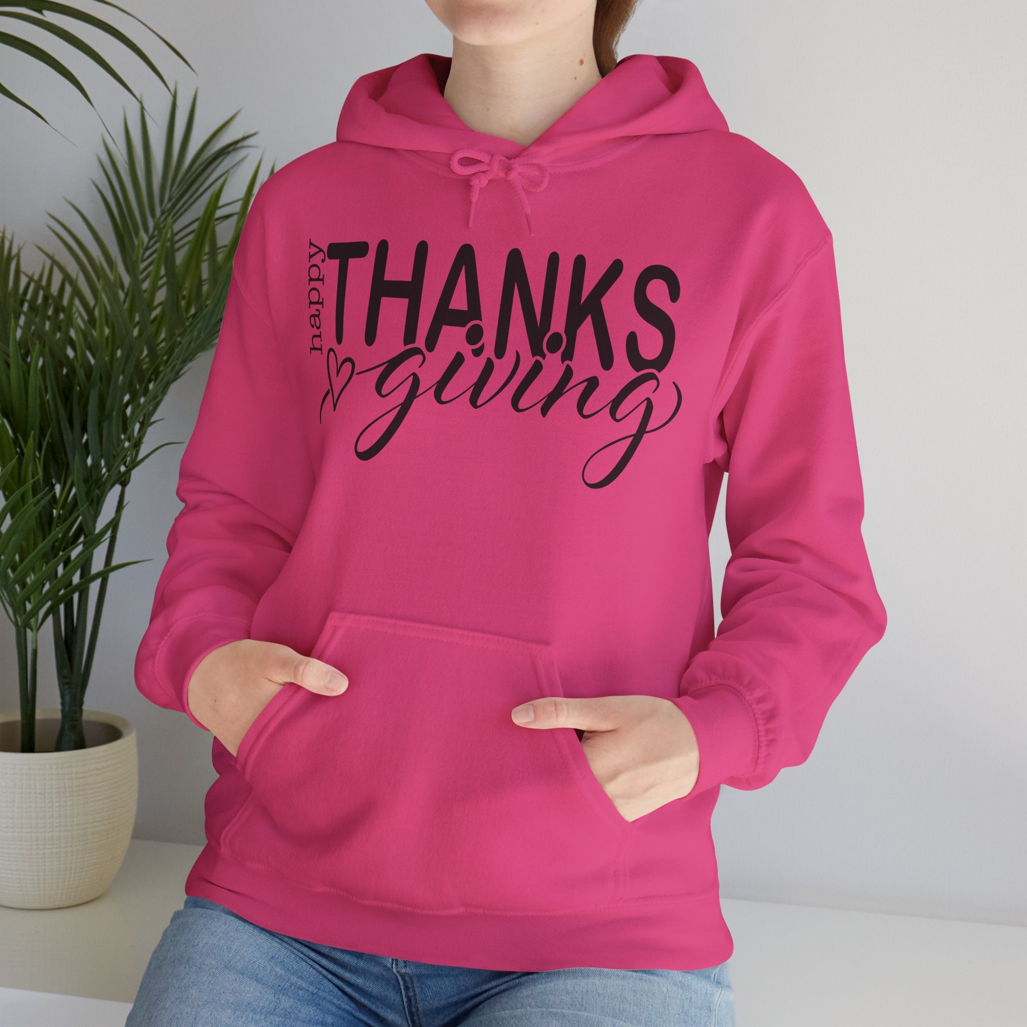Happy Thanksgiving Hoodie - Cozy Sweatshirt for Fall Celebrations