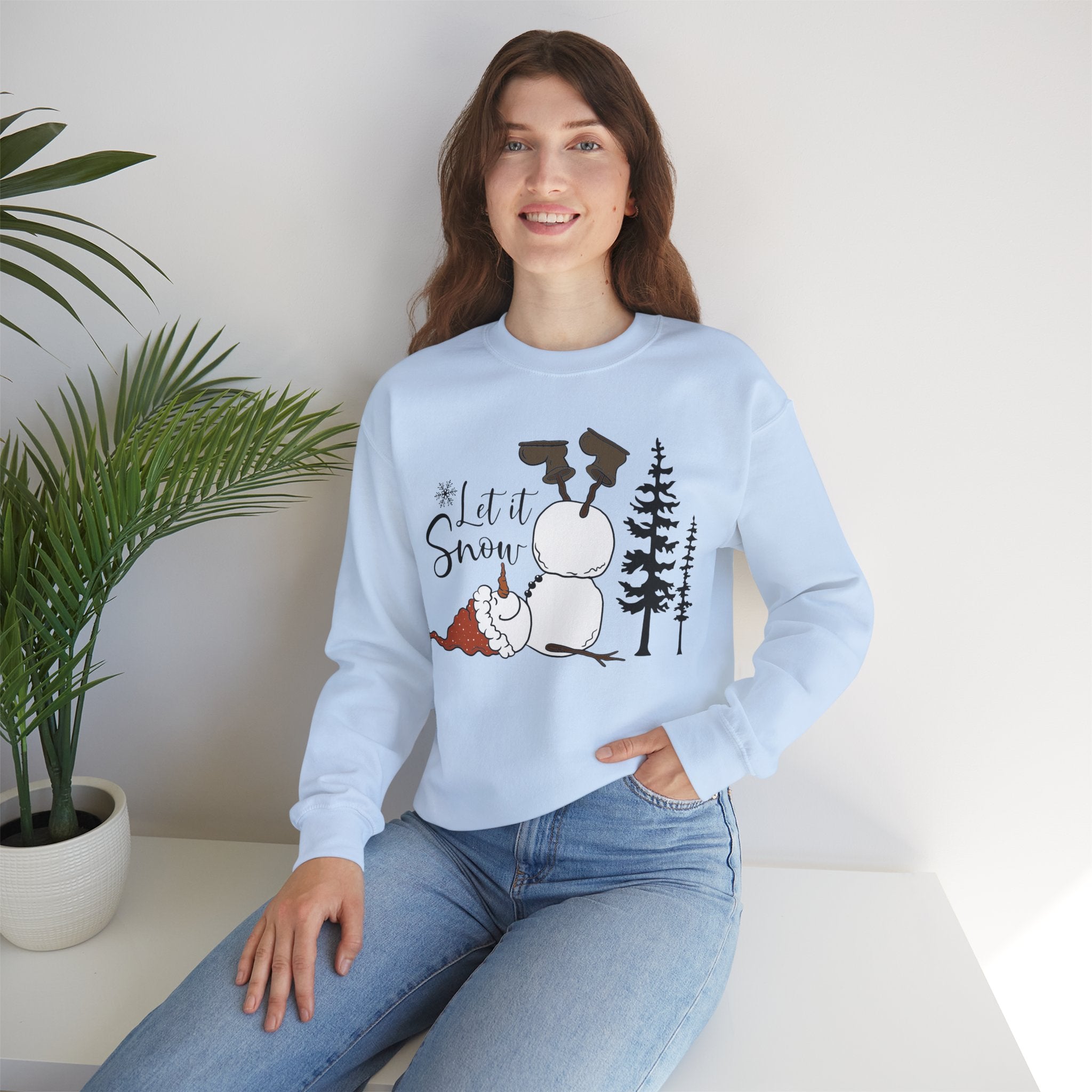 Cozy Winter Sweatshirt - 'Let it Snow'