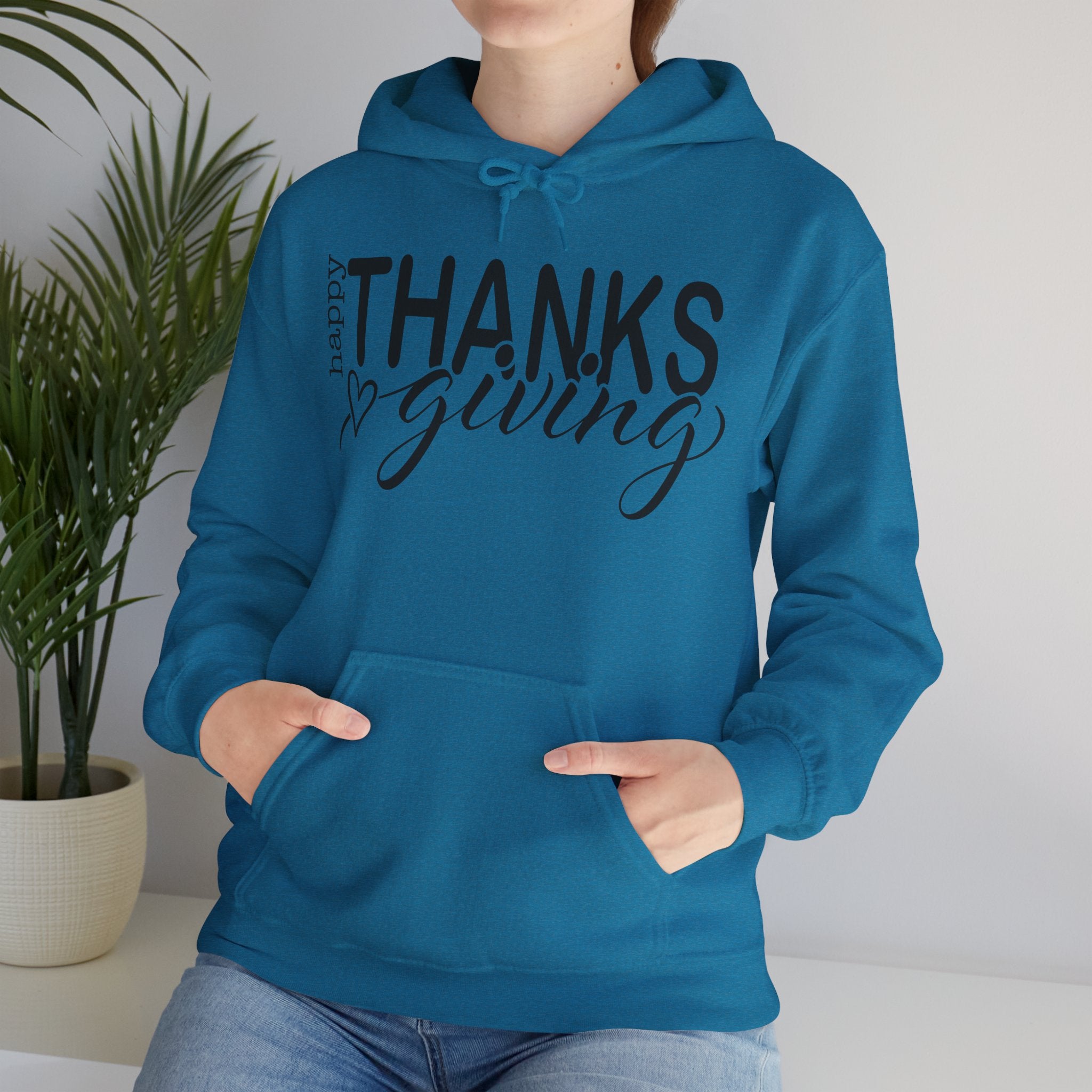 Happy Thanksgiving Hoodie - Cozy Sweatshirt for Fall Celebrations