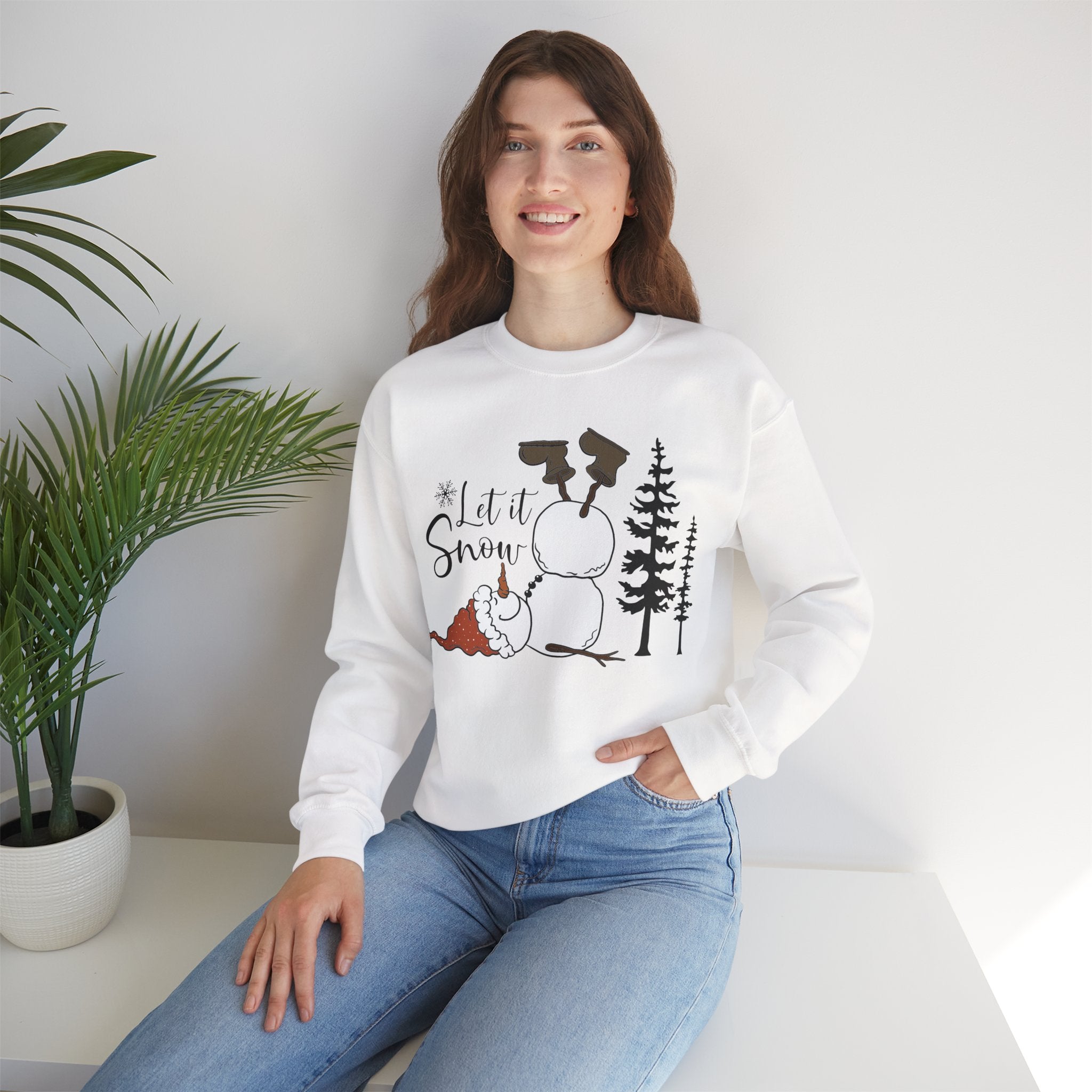 Cozy Winter Sweatshirt - 'Let it Snow'