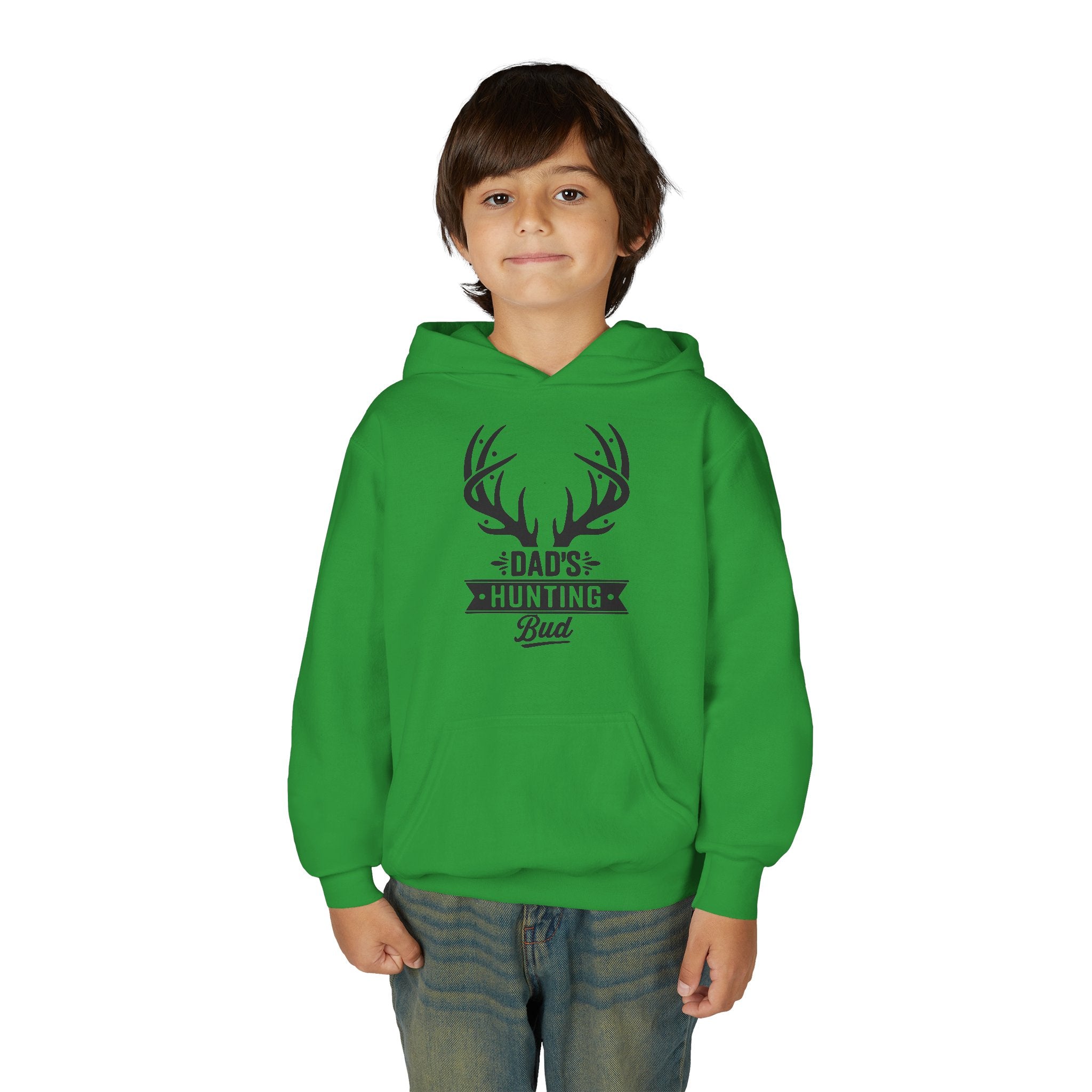 Dad's Hunting Bud Youth Hooded Sweatshirt