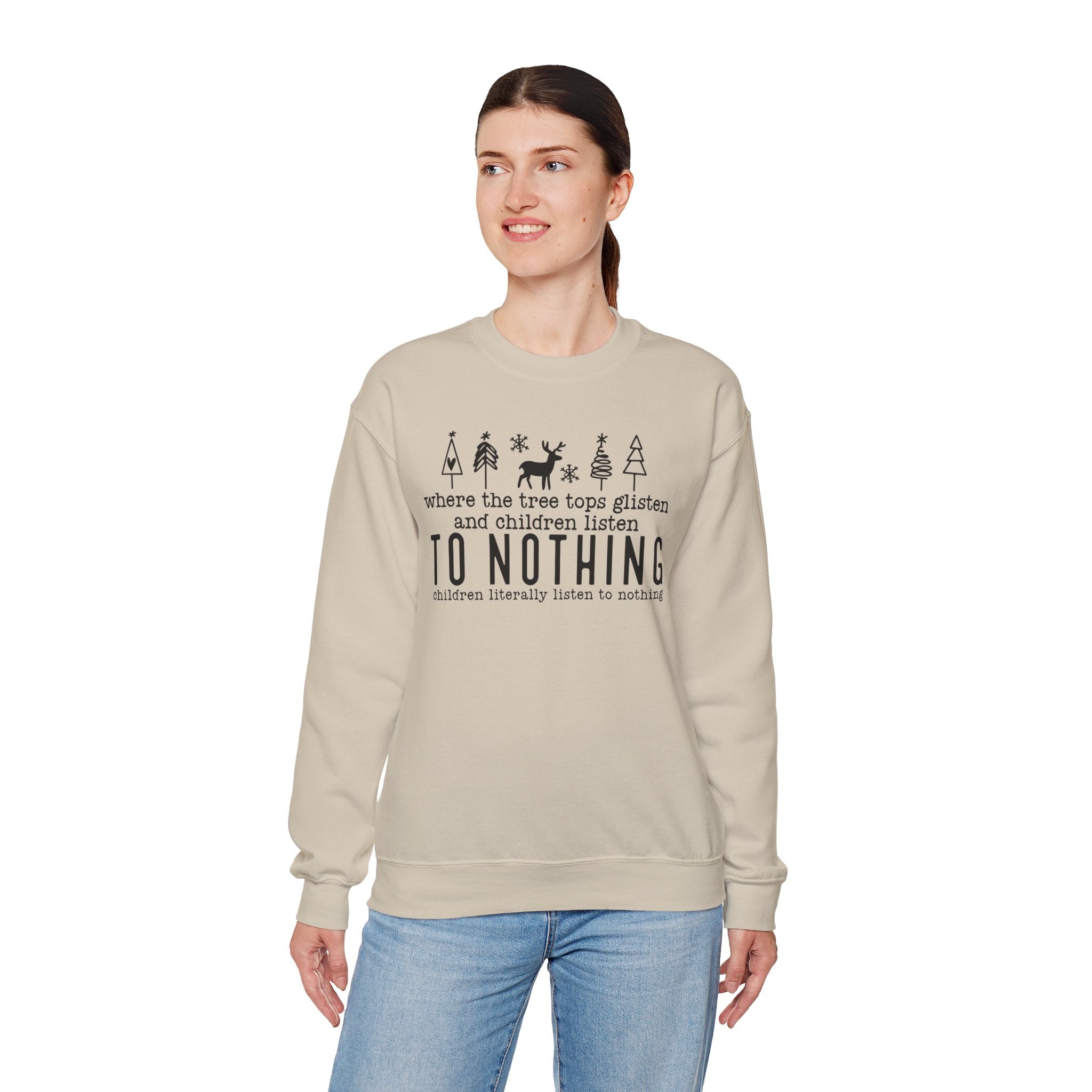Whimsical Holiday Crewneck Sweatshirt