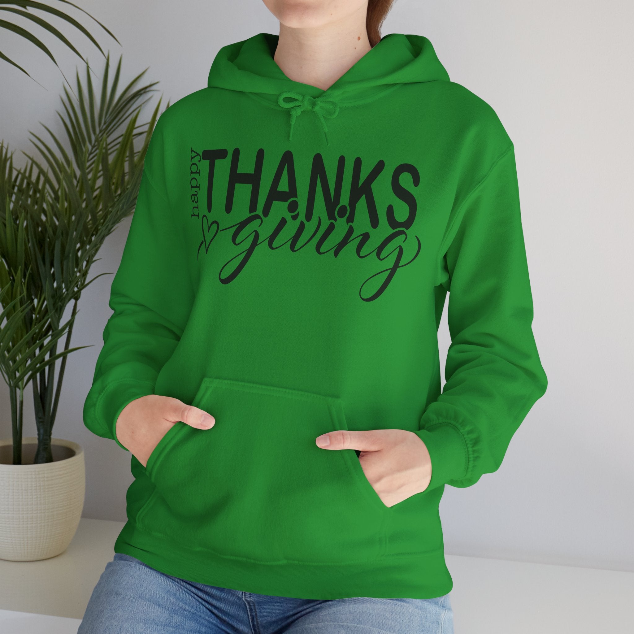 Happy Thanksgiving Hoodie - Cozy Sweatshirt for Fall Celebrations