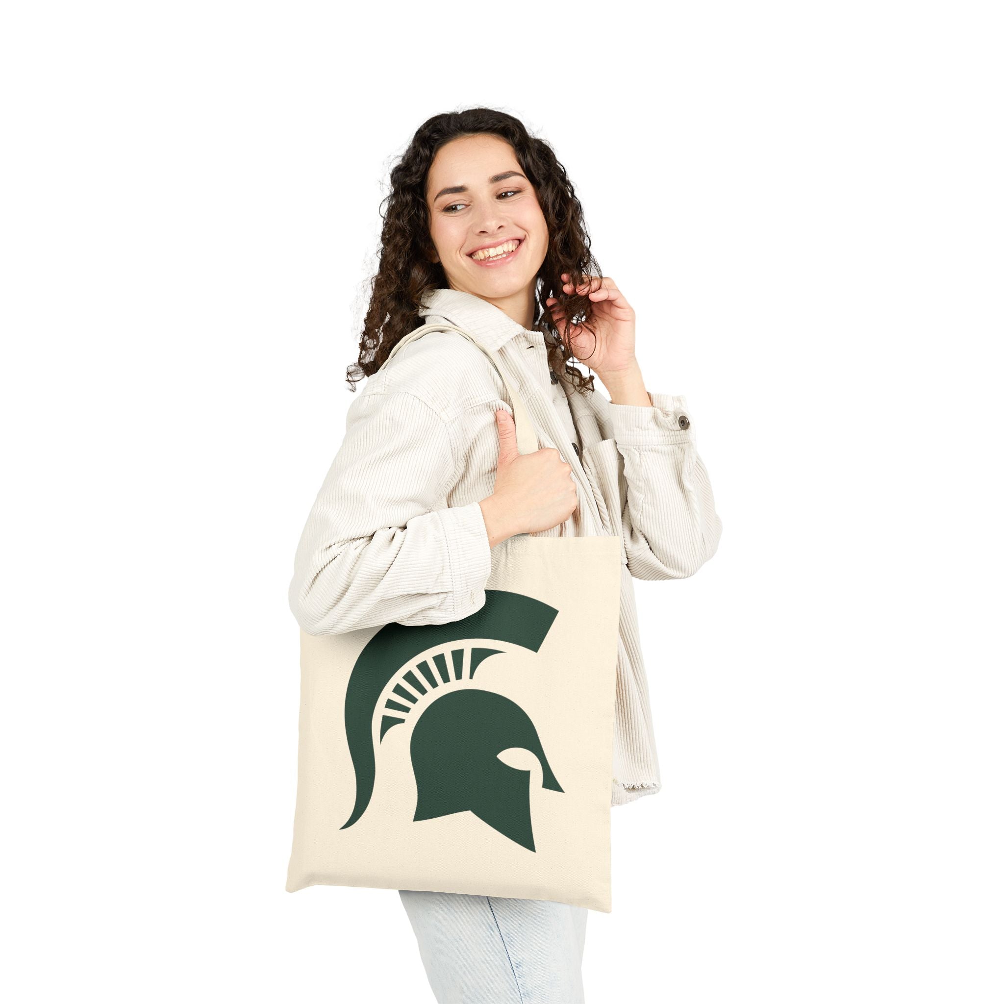 MSU Spartans Cotton Canvas Tote Bag