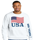 USA Flag 250 Years Crewneck