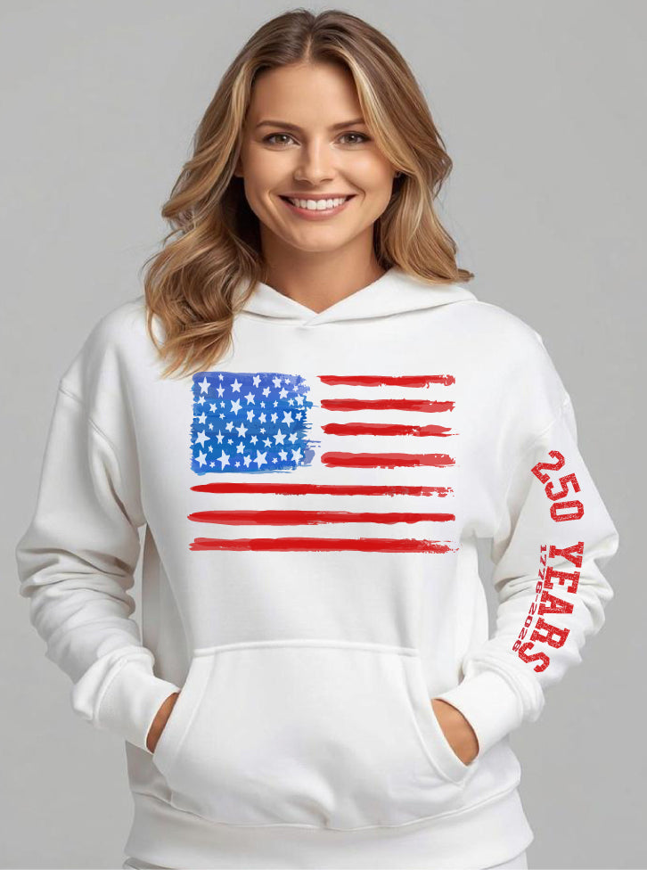 250 Years Water Colored Hoodie