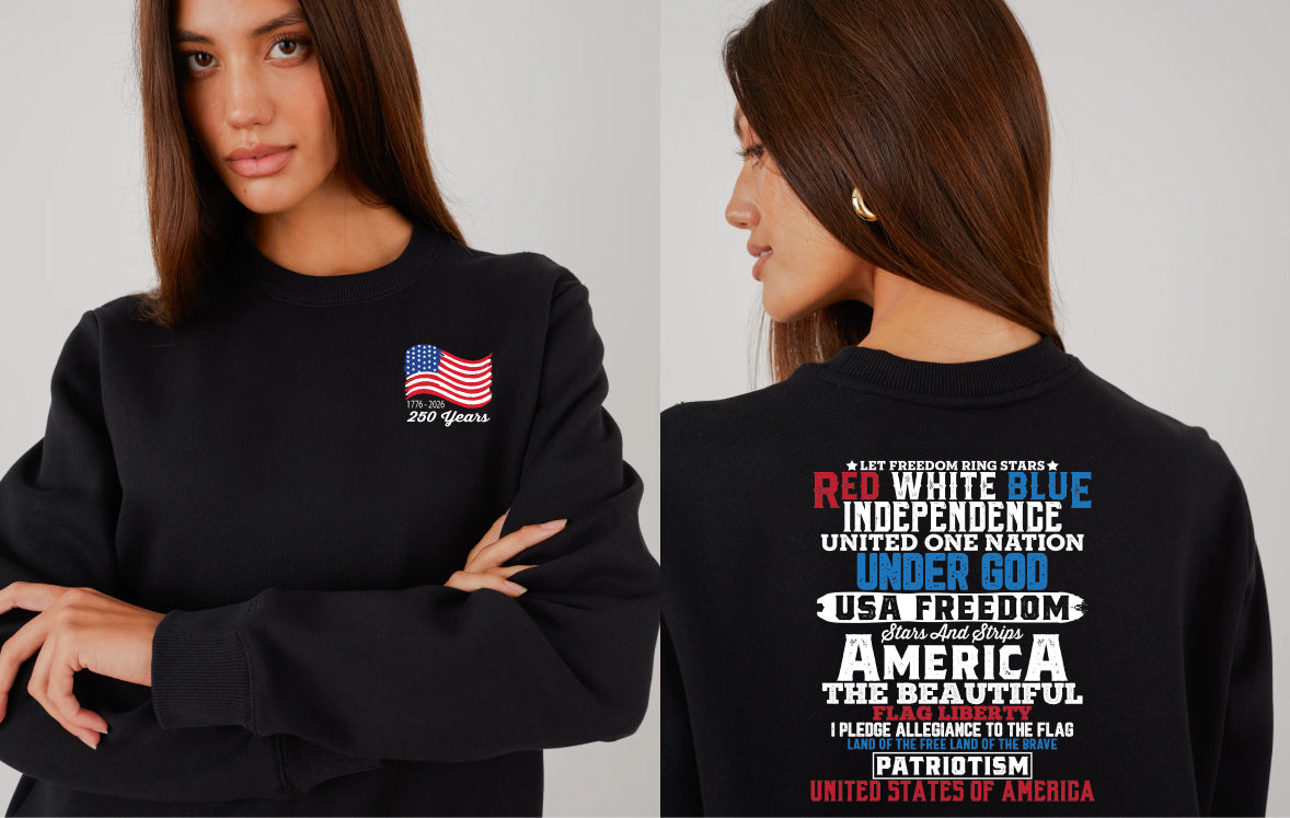 Patriot USA 250 Years Crewneck