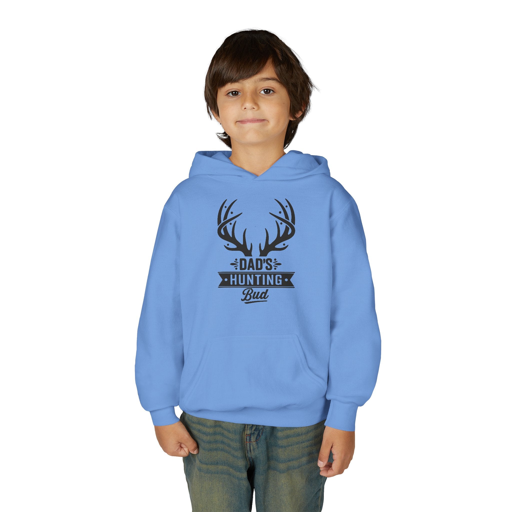 Dad's Hunting Bud Youth Hooded Sweatshirt