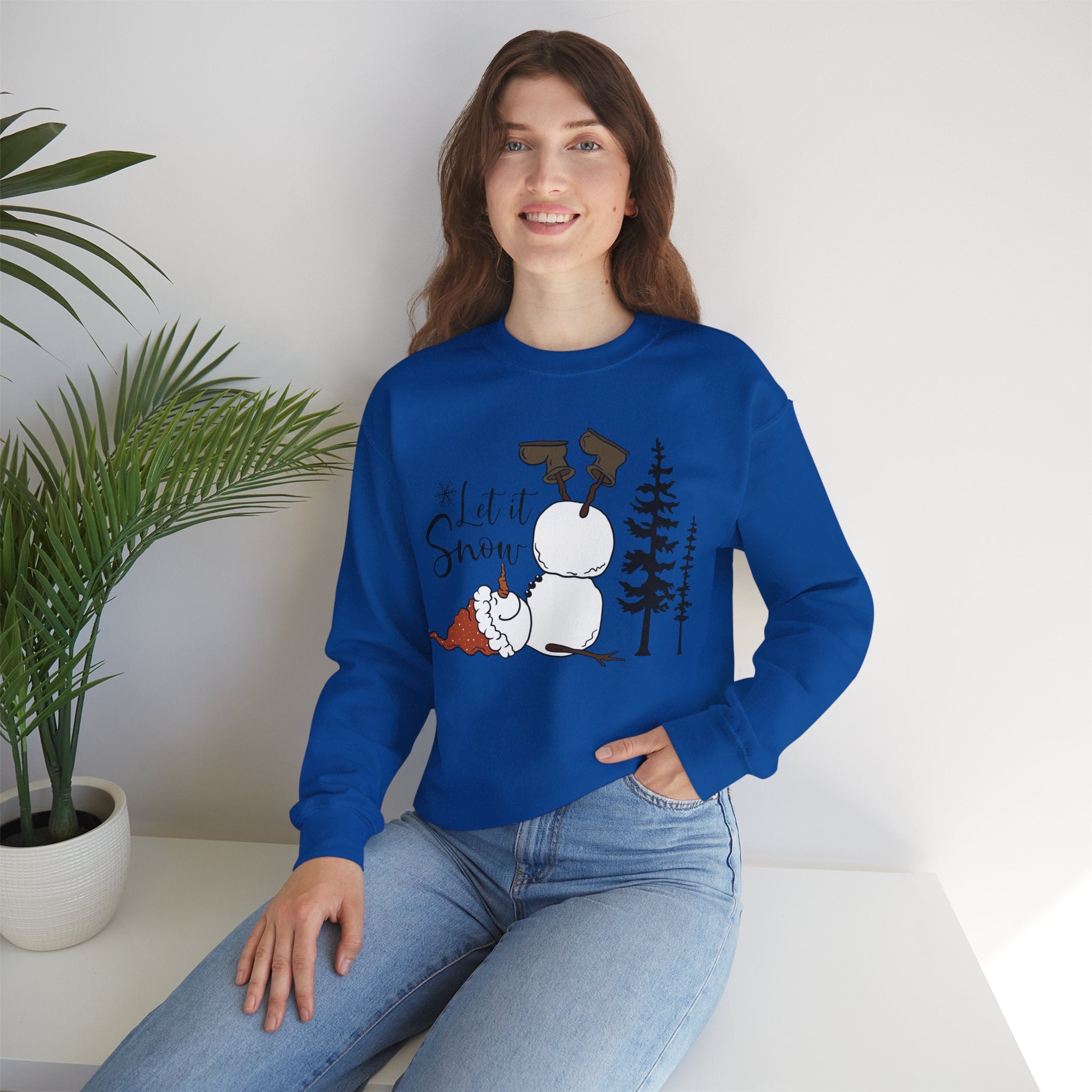 Cozy Winter Sweatshirt - 'Let it Snow'