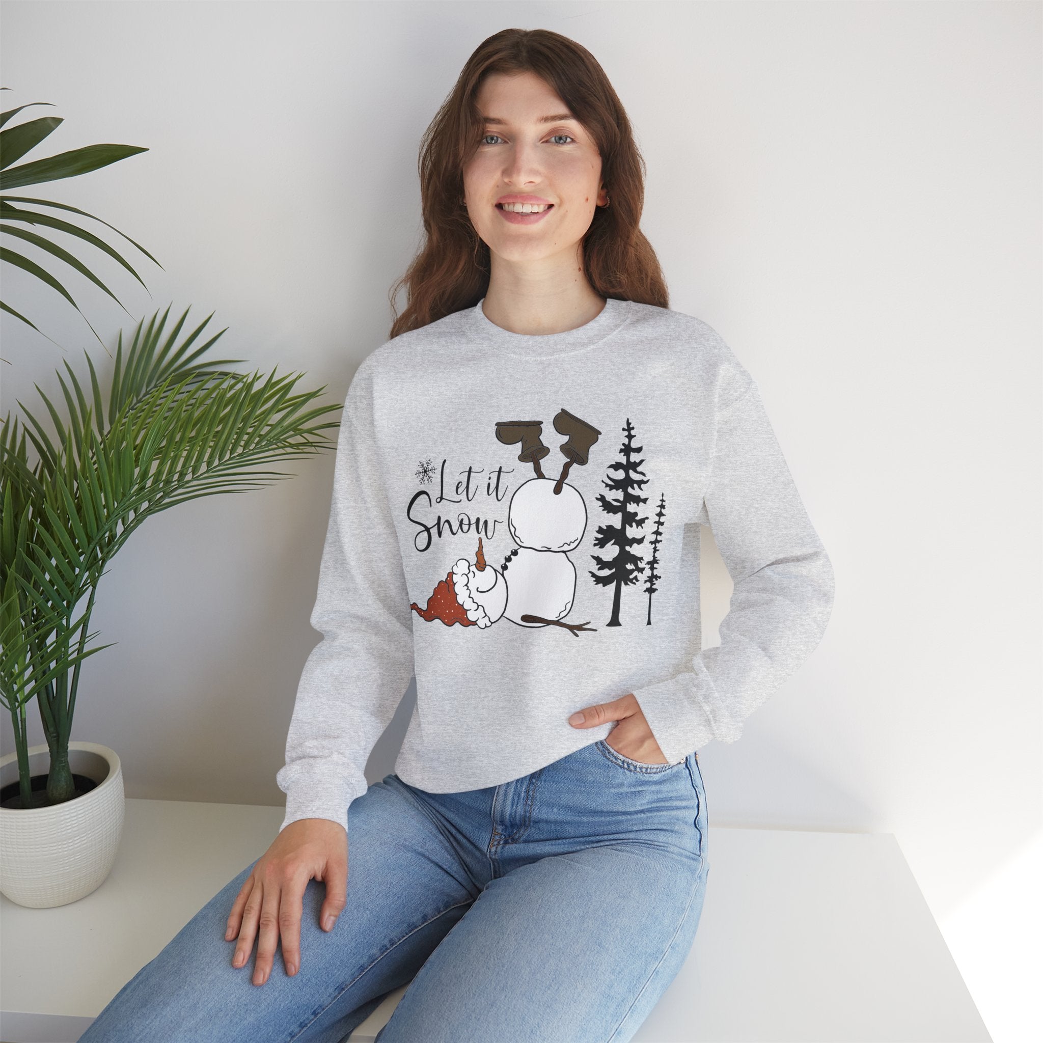Cozy Winter Sweatshirt - 'Let it Snow'