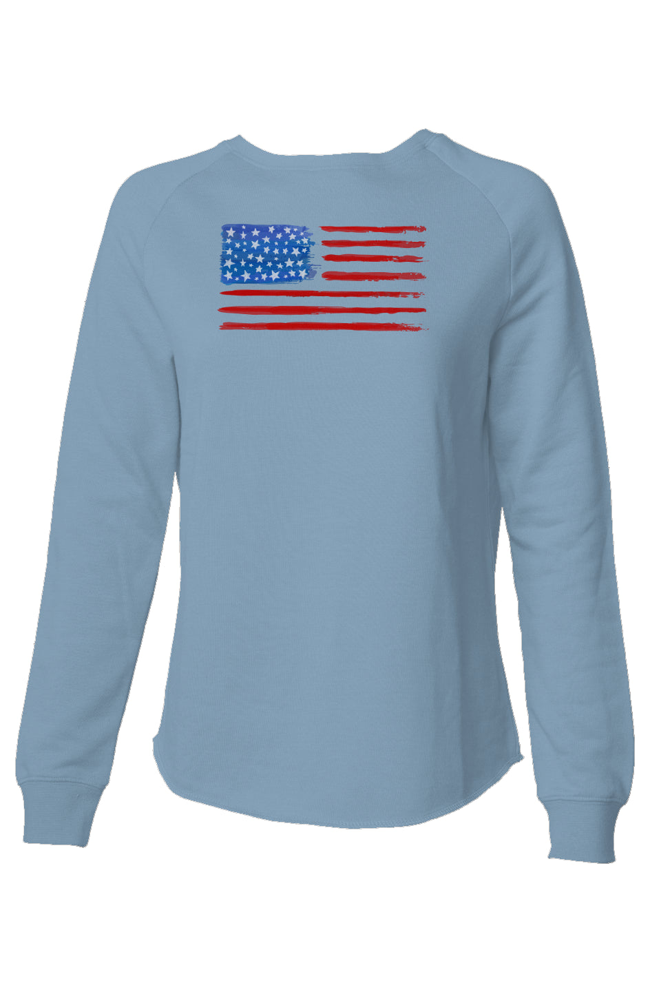Womens Lightweight Wash Sweatshirt