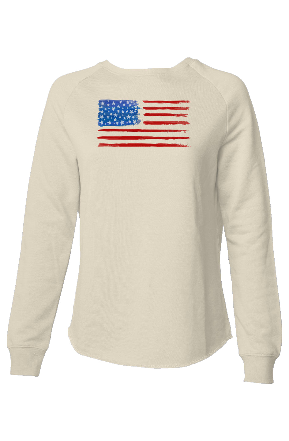 Womens Lightweight Wash Sweatshirt