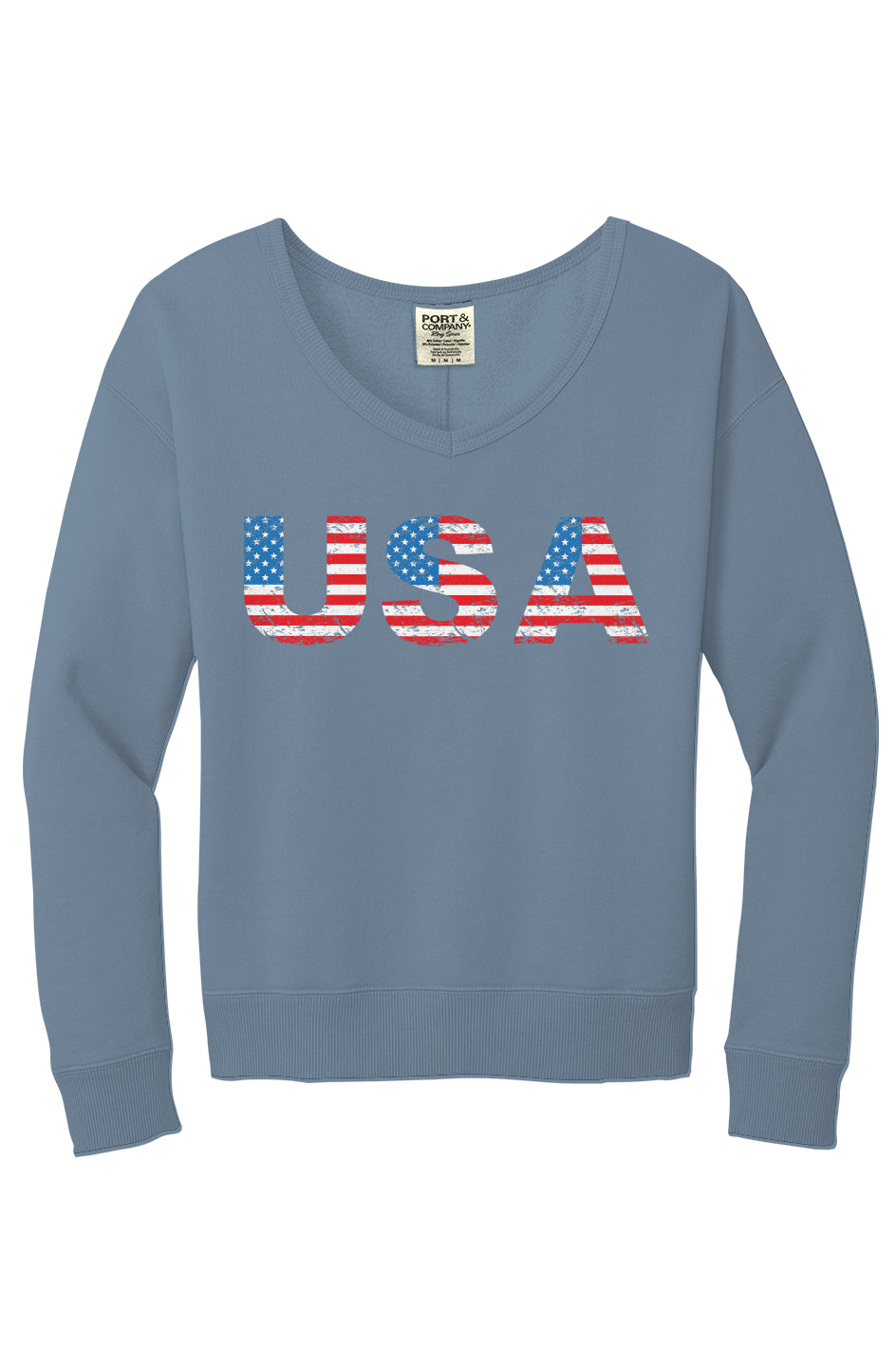 Beach Wash V Neck Sweatshirt