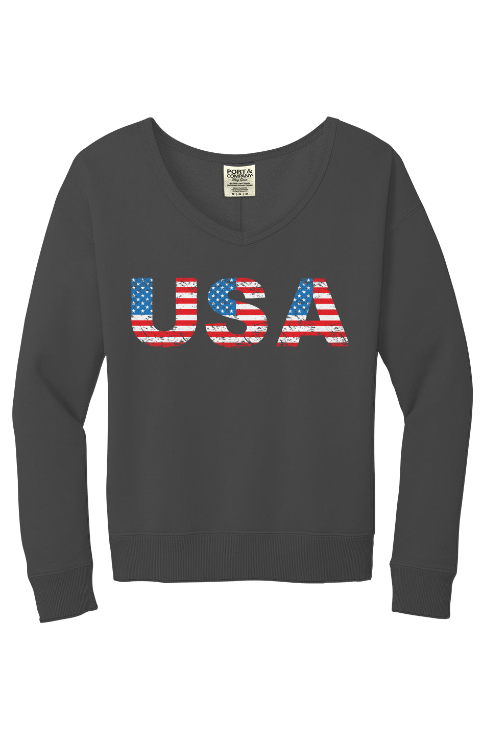 Beach Wash V Neck Sweatshirt