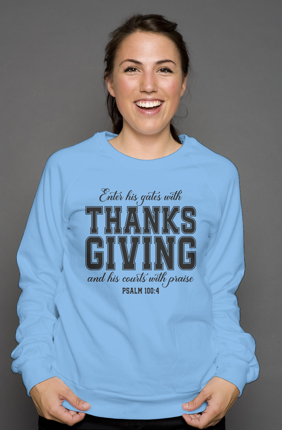 unisex crew neck sweatshirt