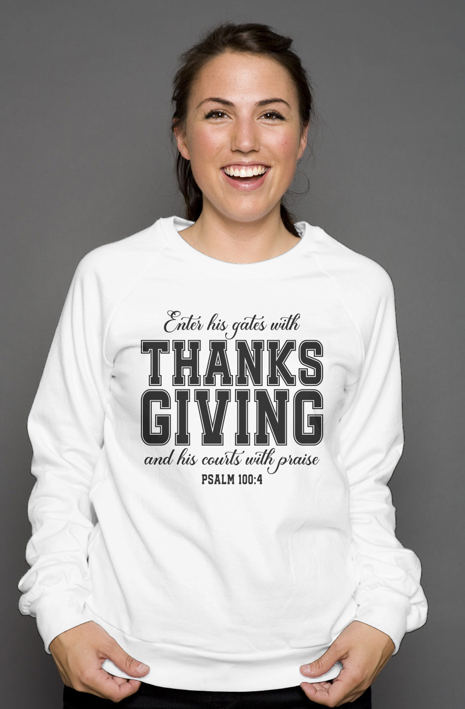 unisex crew neck sweatshirt