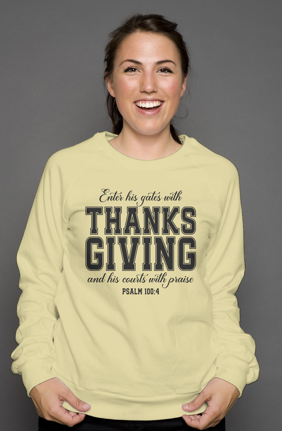 unisex crew neck sweatshirt
