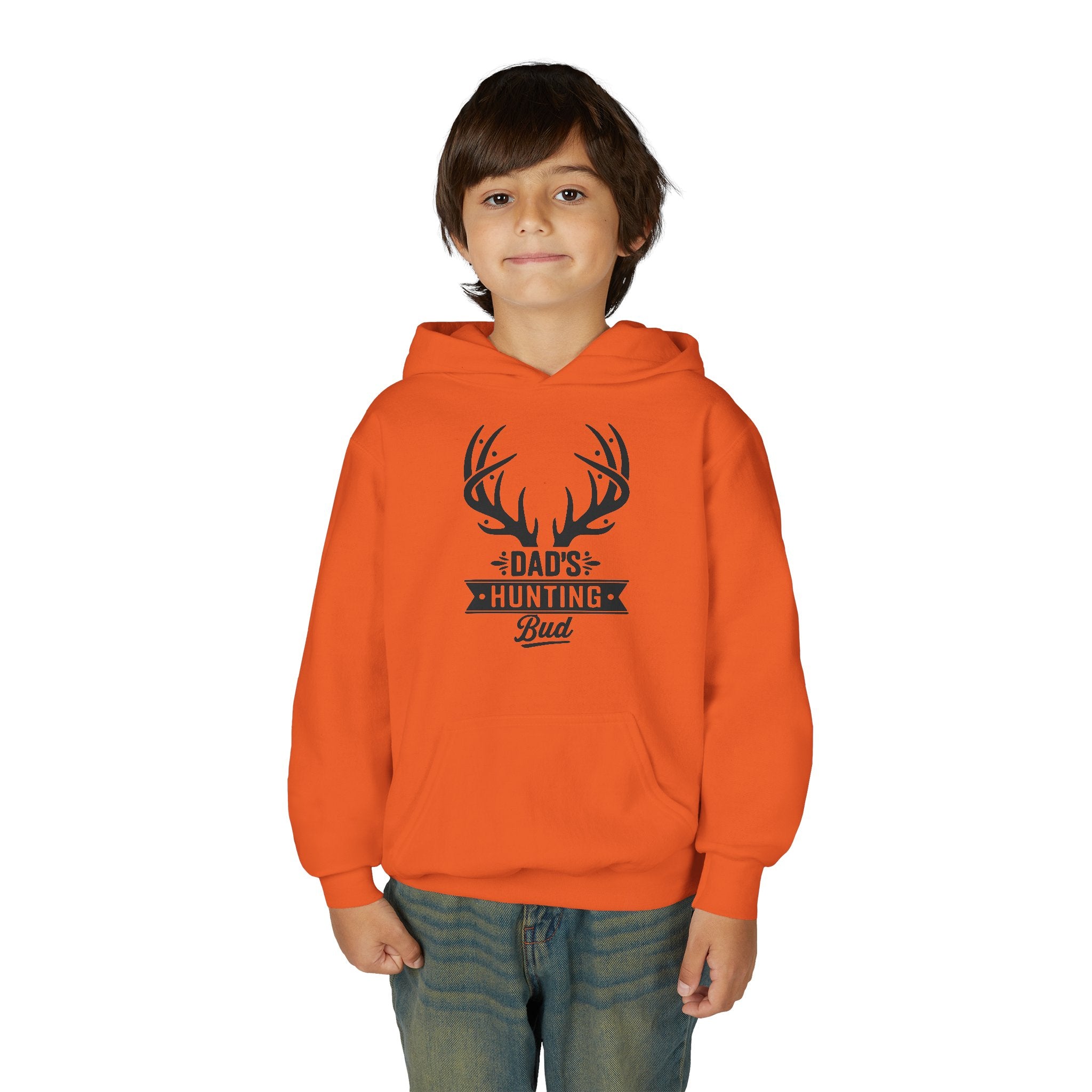 Dad's Hunting Bud Youth Hooded Sweatshirt