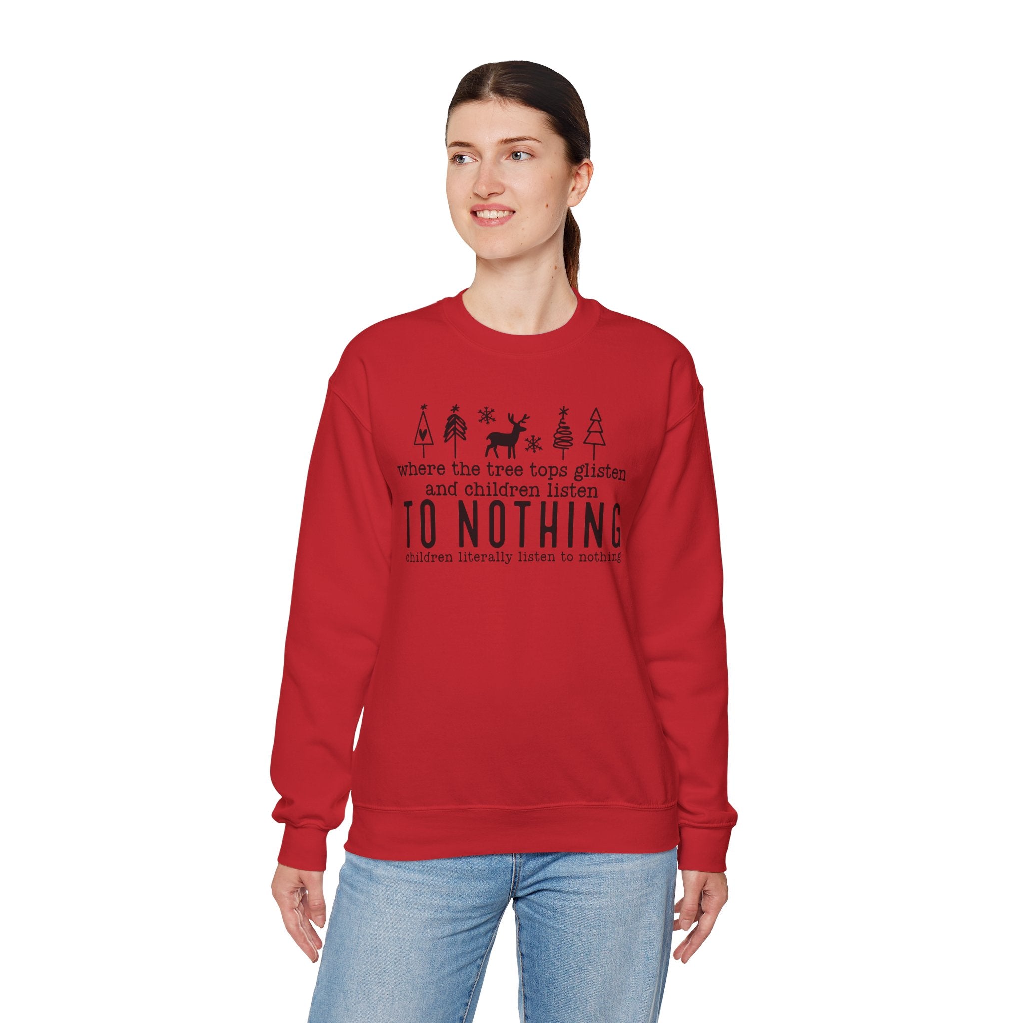 Whimsical Holiday Crewneck Sweatshirt