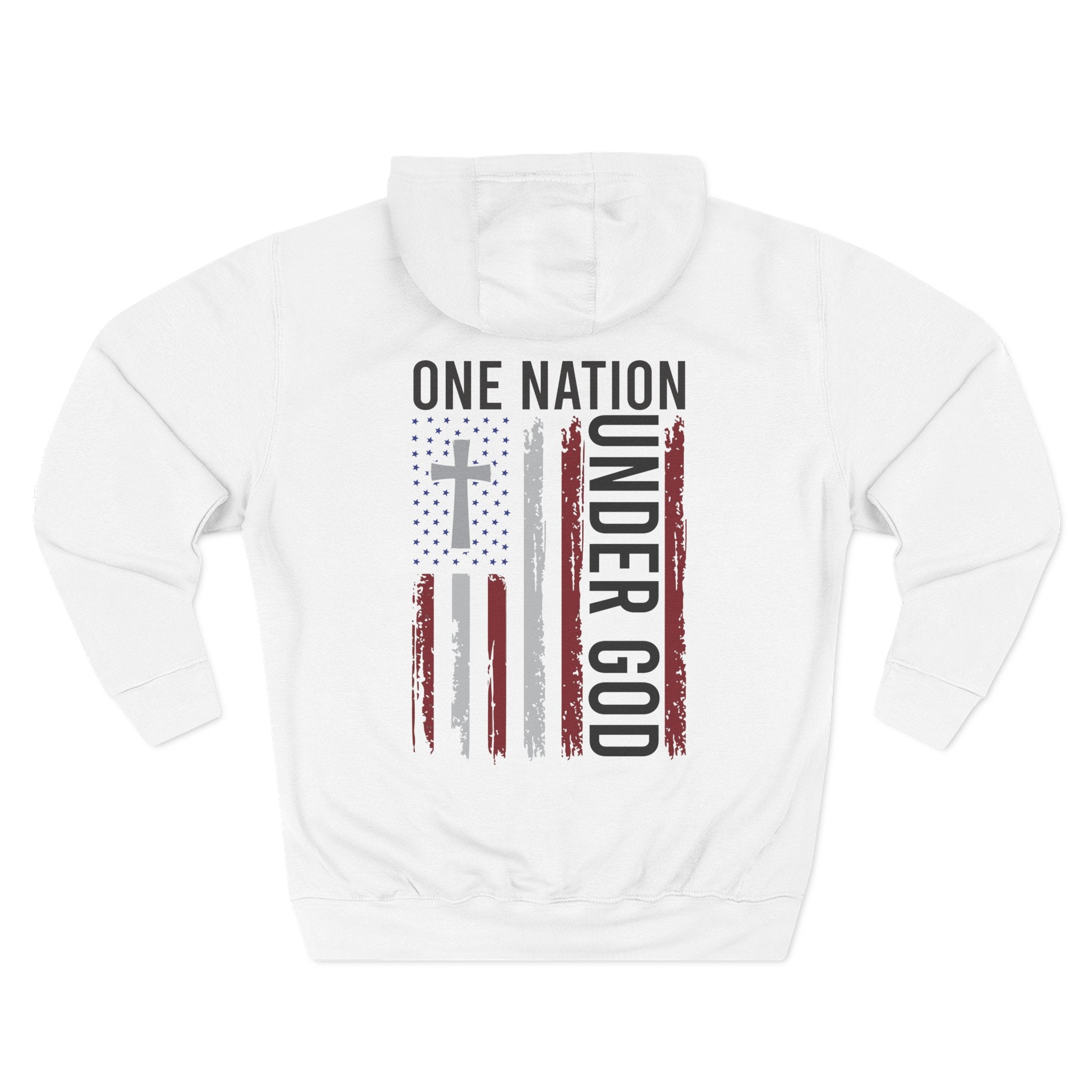 Patriotic Fleece Hoodie | One Nation Under God Design, Cozy Casual Wear, Great Gift for Holidays, Comfortable Family Apparel, Perfect [...]