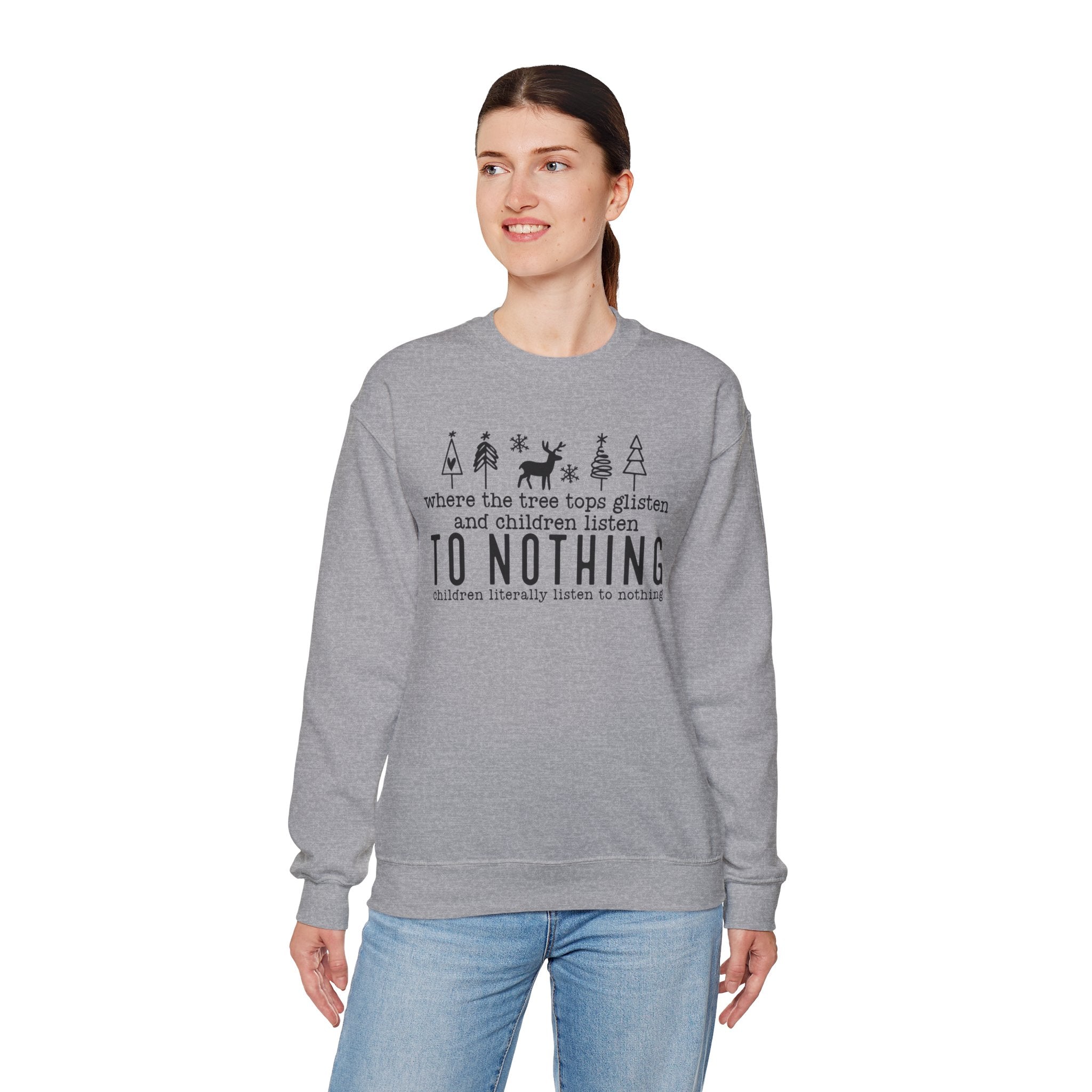 Whimsical Holiday Crewneck Sweatshirt