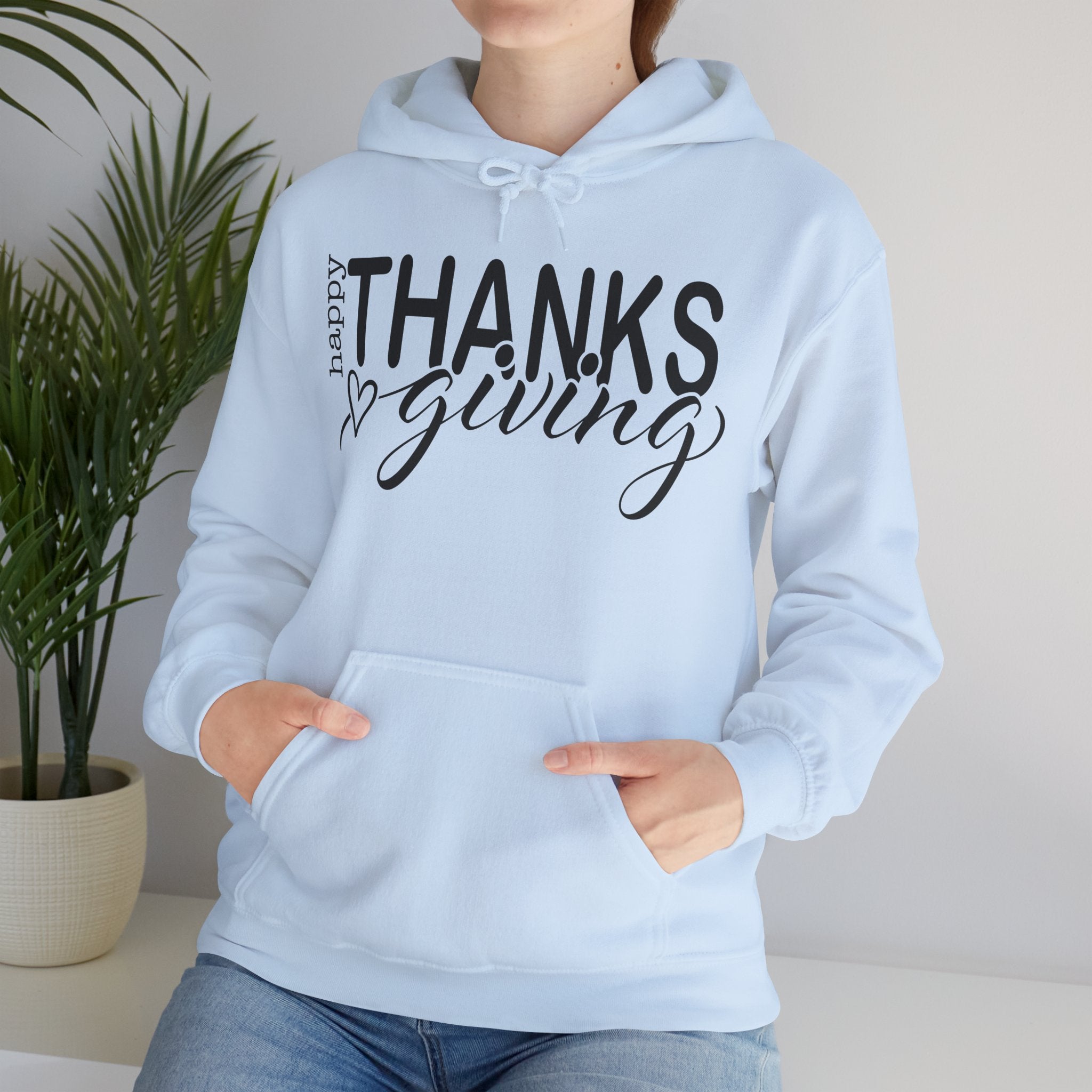 Happy Thanksgiving Hoodie - Cozy Sweatshirt for Fall Celebrations