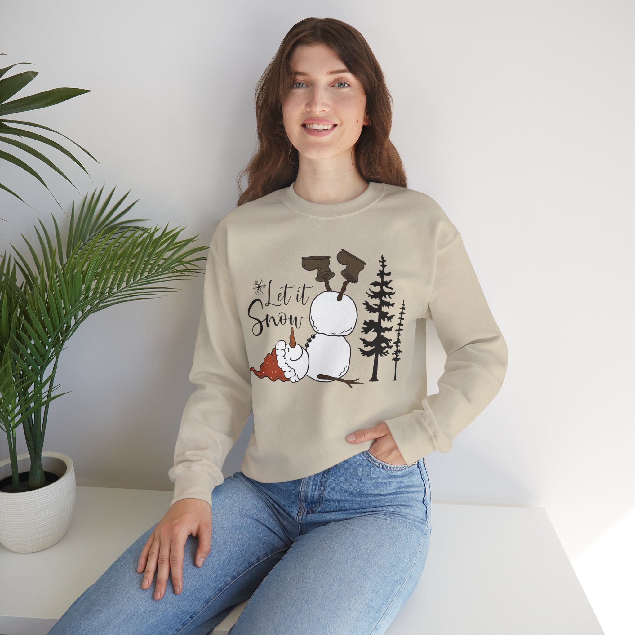 Cozy Winter Sweatshirt - 'Let it Snow'