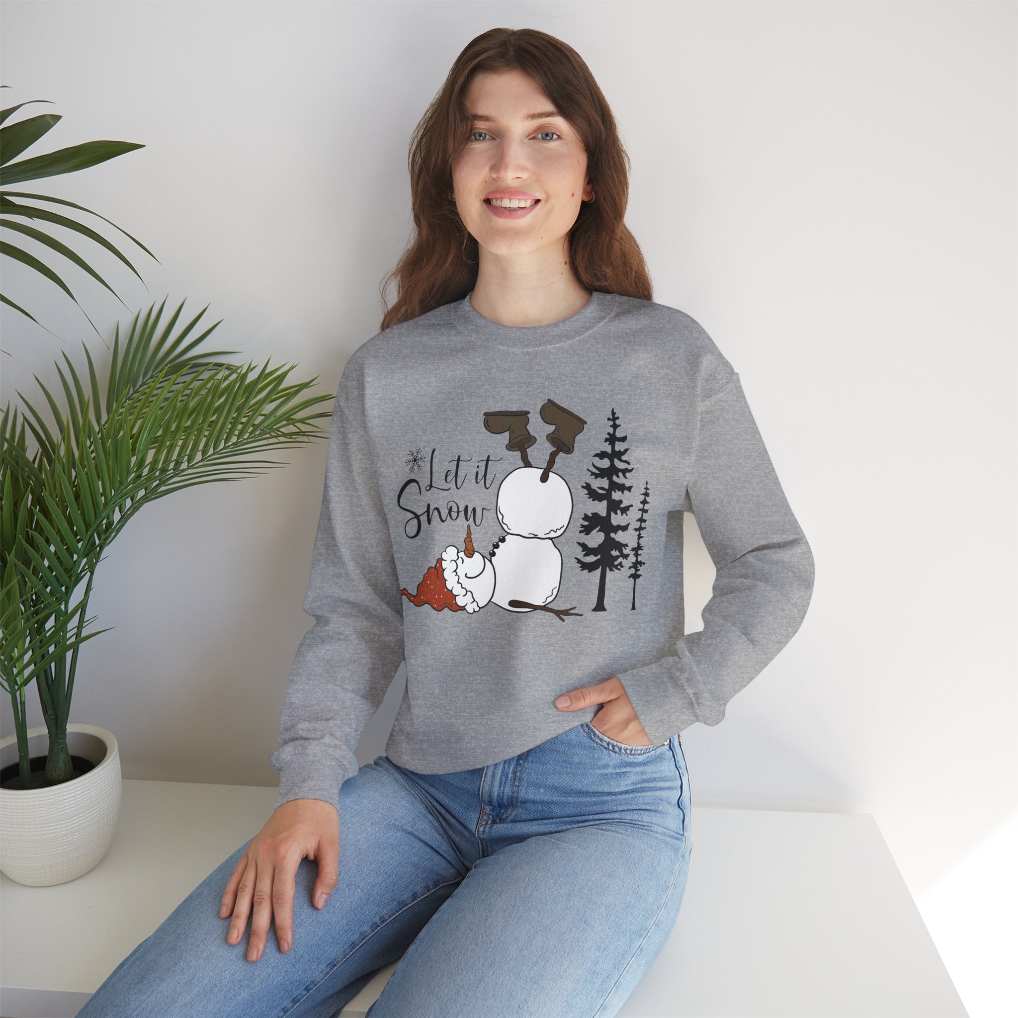 Cozy Winter Sweatshirt - 'Let it Snow'