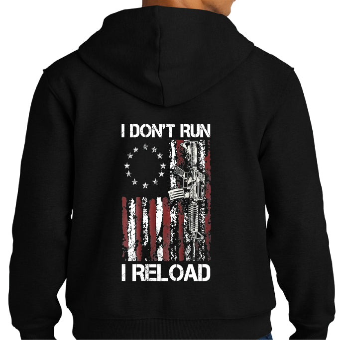 I Don't Run I Reload Hoodie