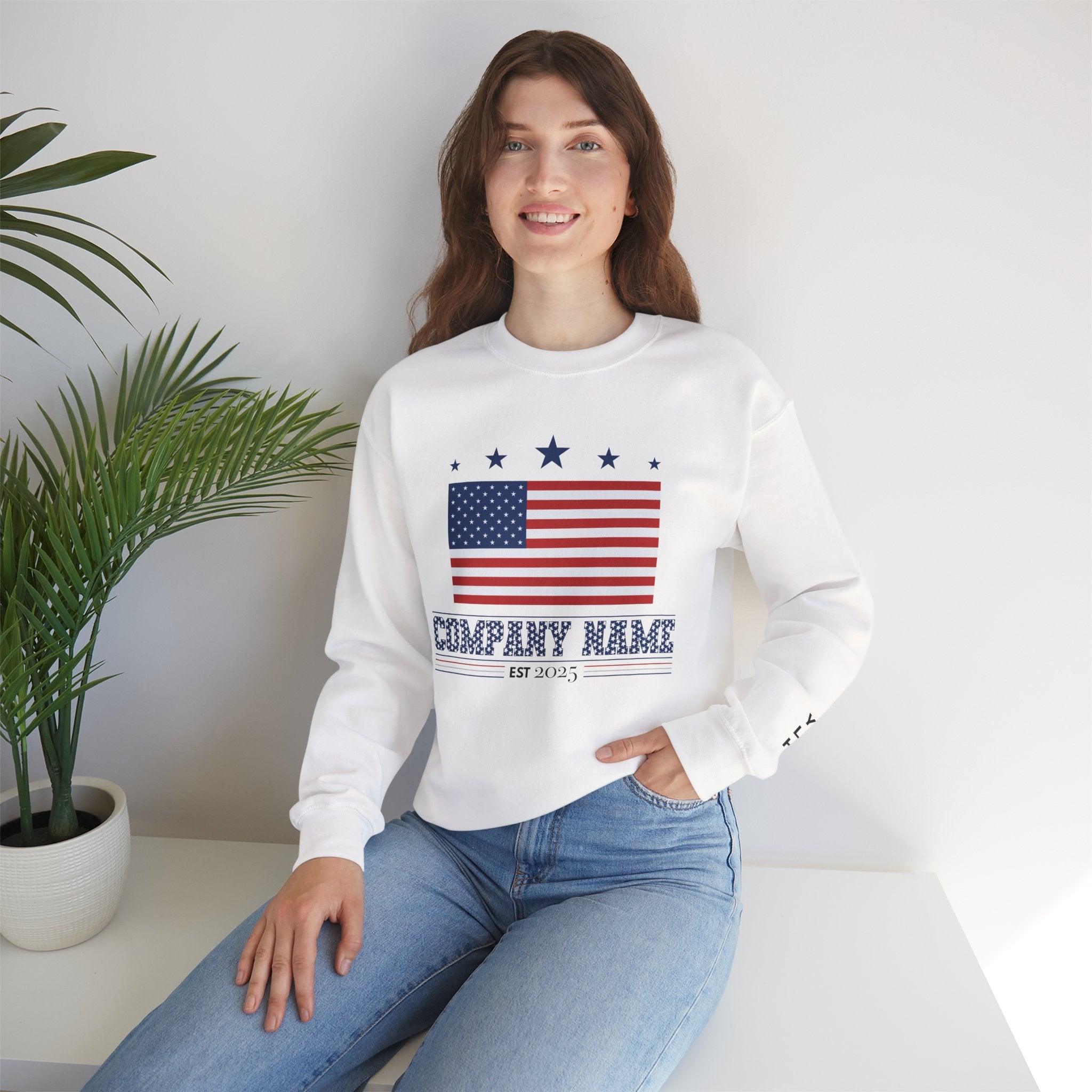 Stars & Stripes Crewneck Sweatshirt