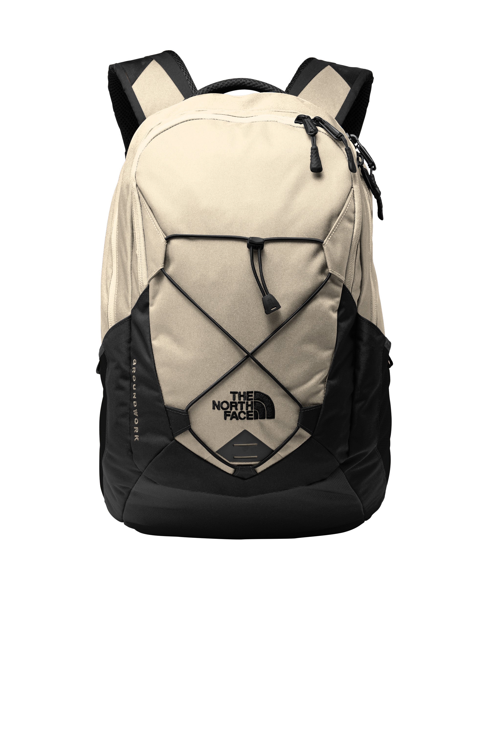 The North Face® Groundwork Backpack Rainyday Ivory Dark Heather/ TNF Black