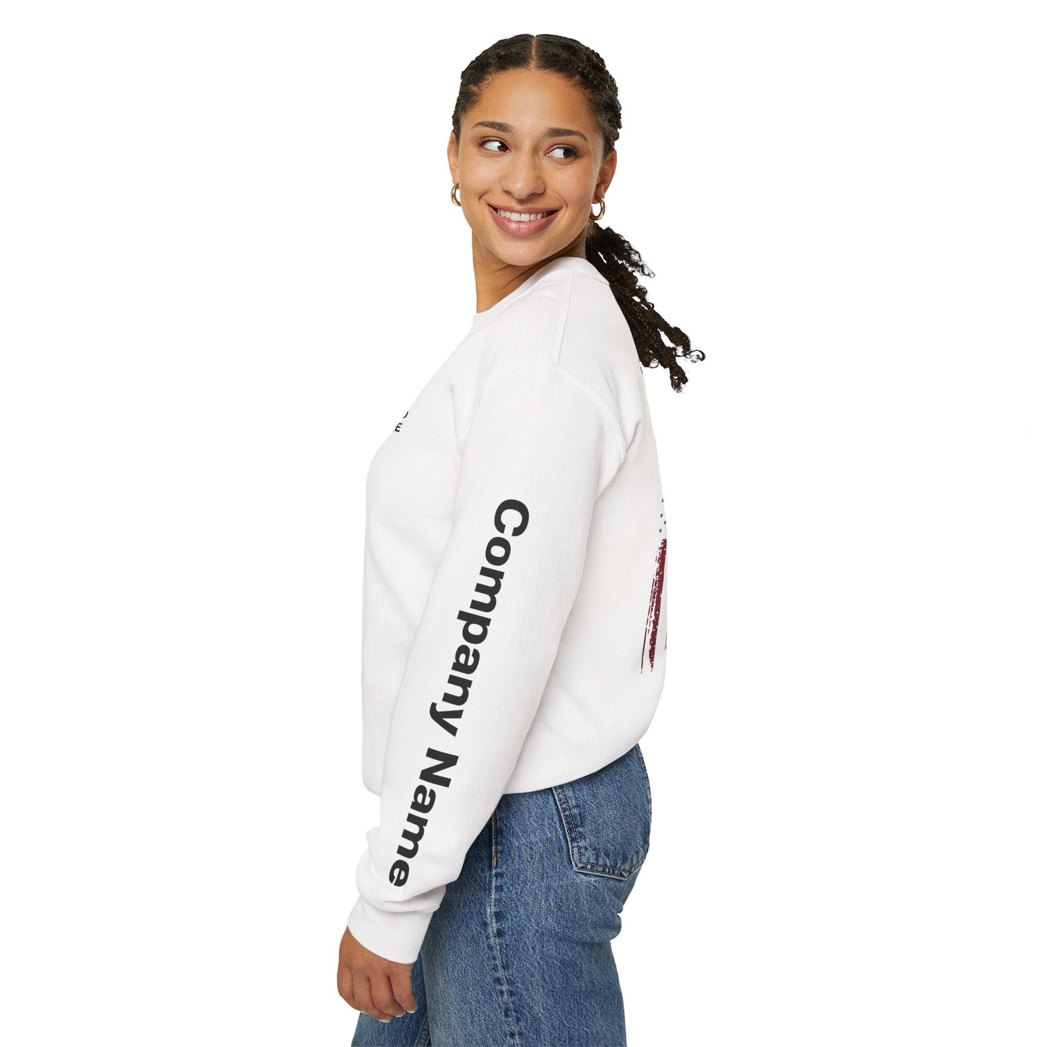 One Nation Under God Flag Crewneck