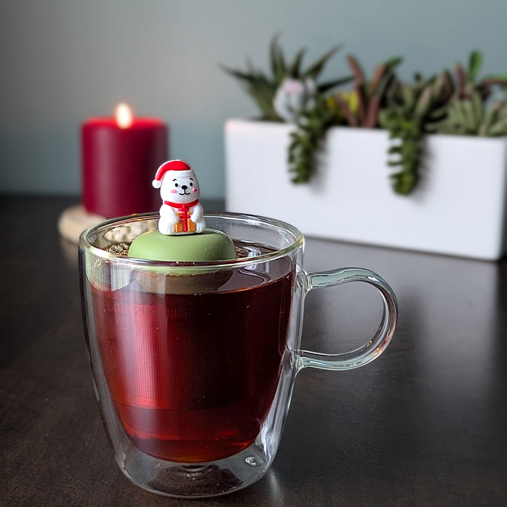 Santa Polar Bear Floating Tea Steeper