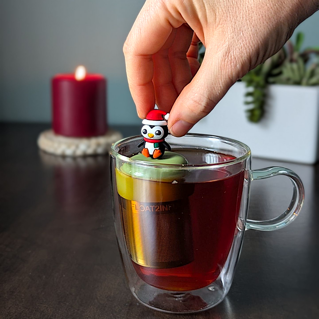 Christmas Penguin Floating Tea Steeper