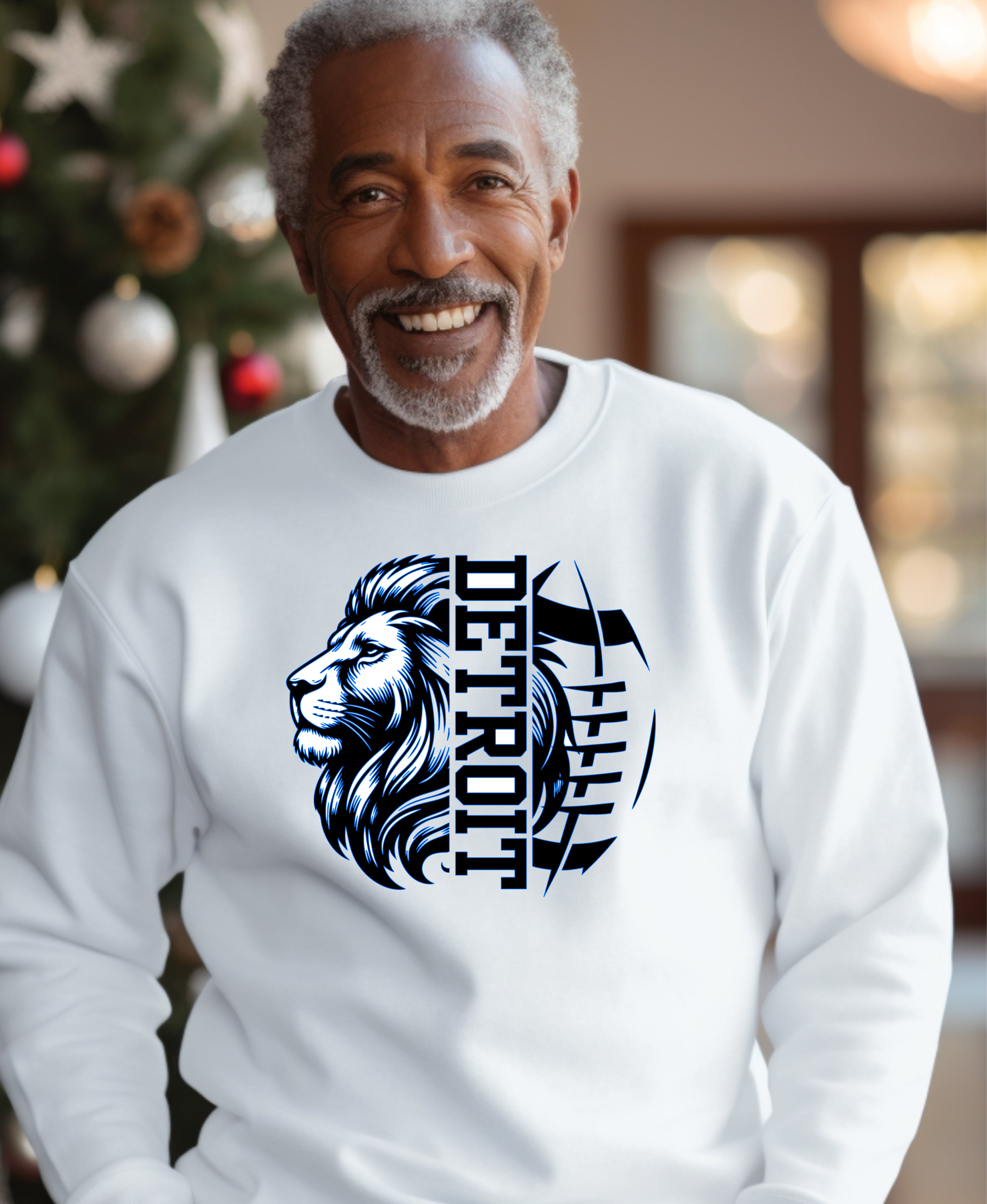 DETROIT Football Crewneck Sweatshirt