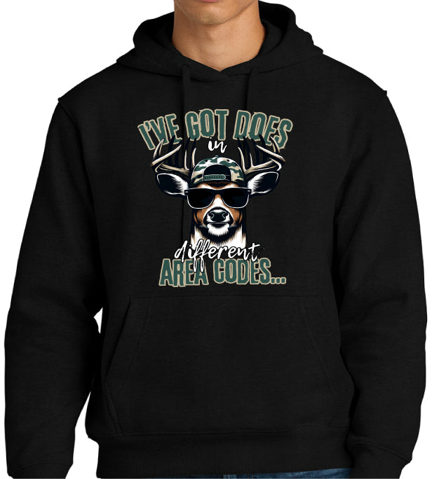I've Got Does In Different Area Codes Hoodie