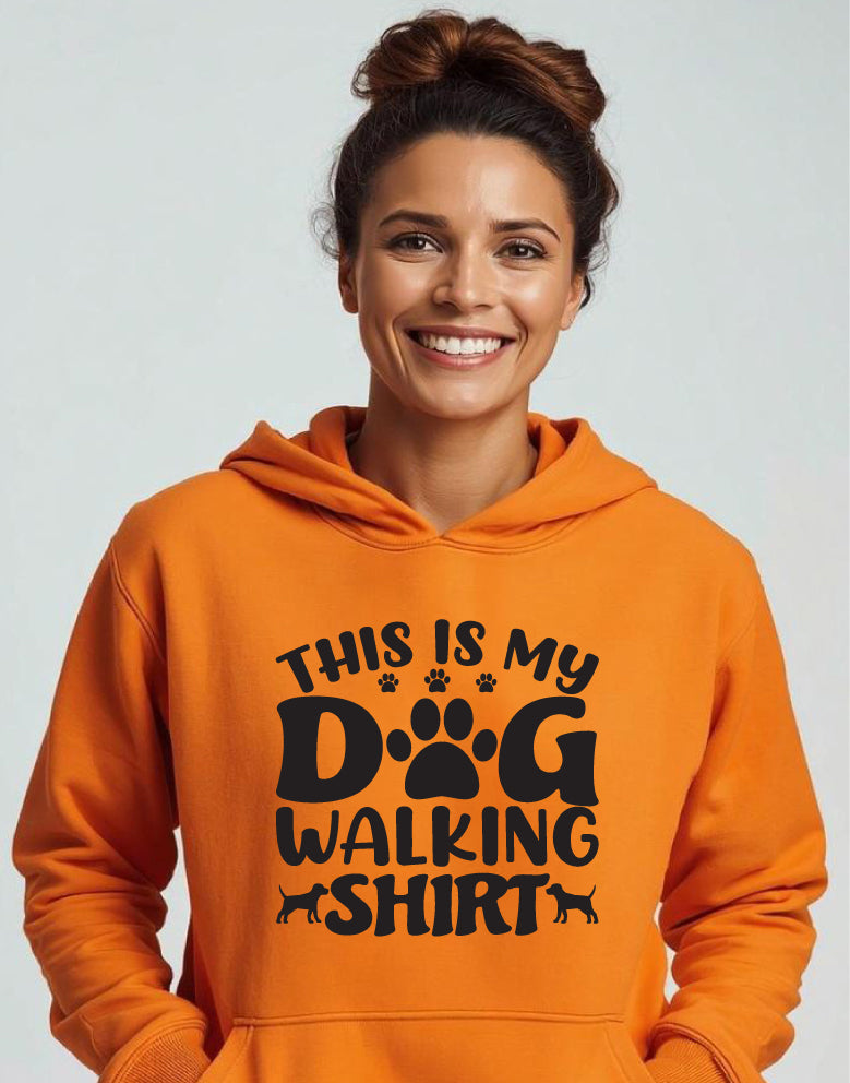 This is my dog walking shirt Hoodie