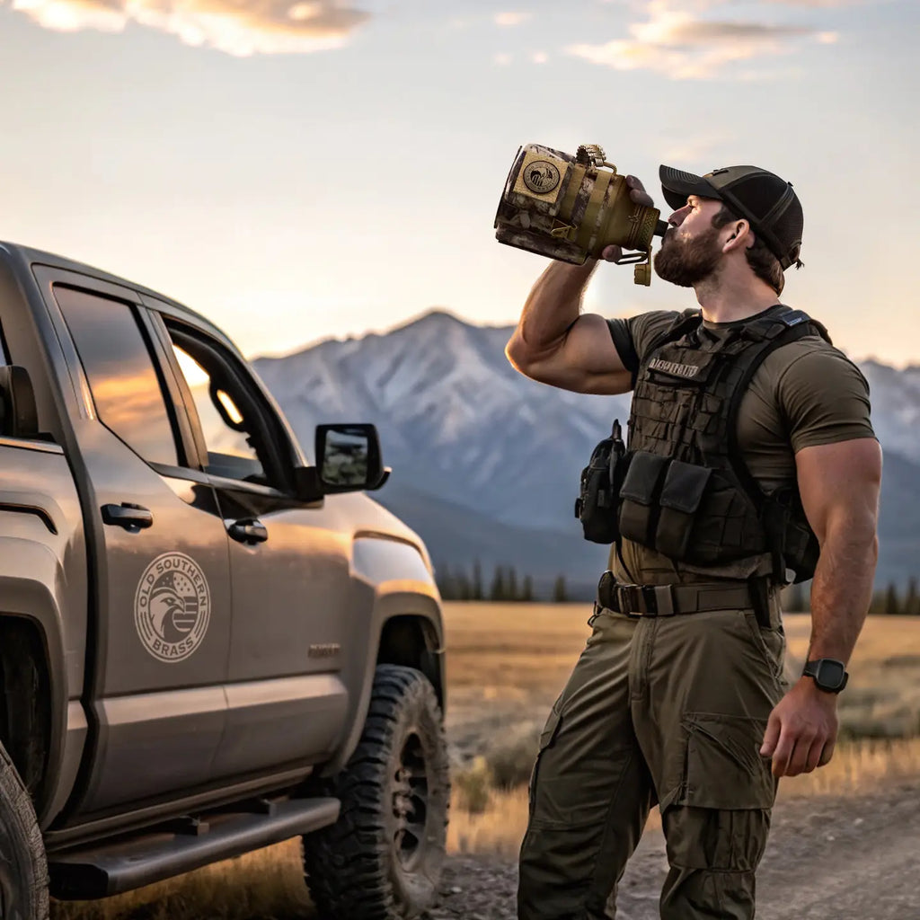 Canteen - Woodland Camo 32oz or 64oz Size Options