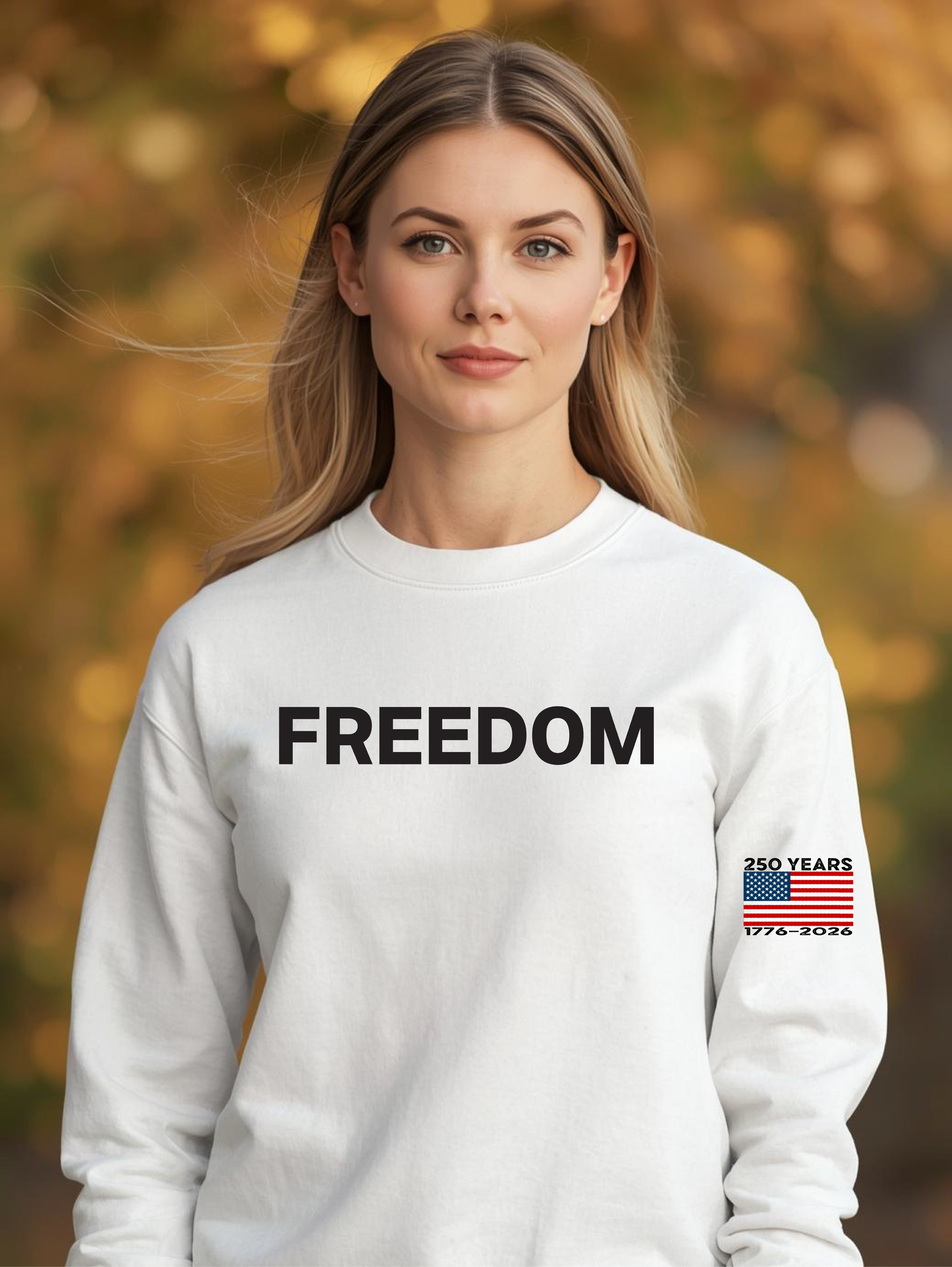 FREEDOM 250 Years USA Crewneck