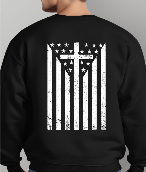 Patriot Cross Crewneck Sweatshirt