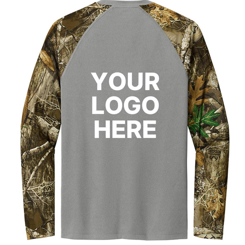 Grey Concrete Heather/ Realtree Edge - BACK