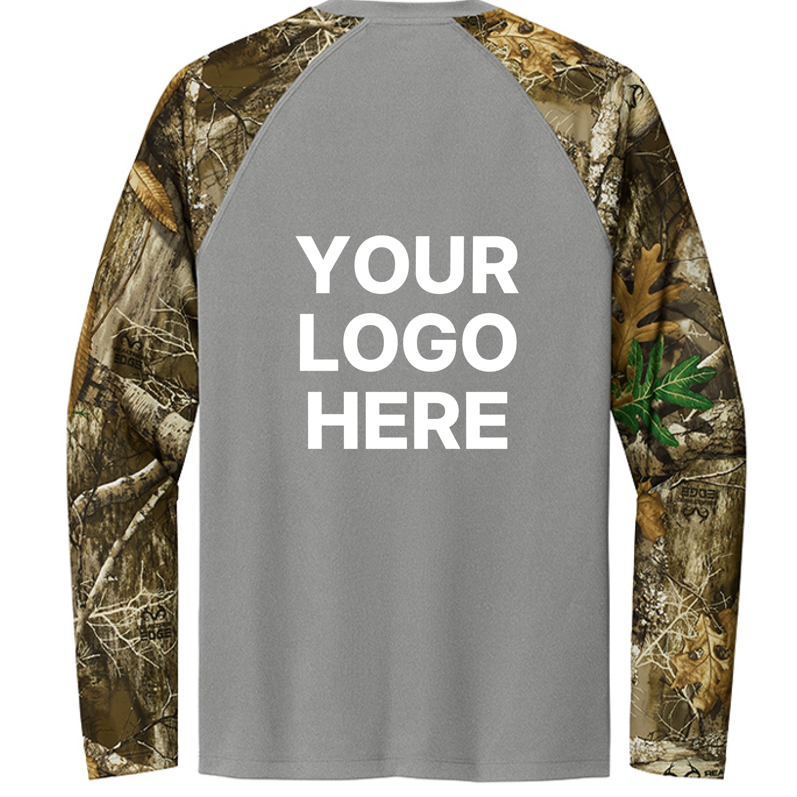 Grey Concrete Heather/ Realtree Edge - BACK