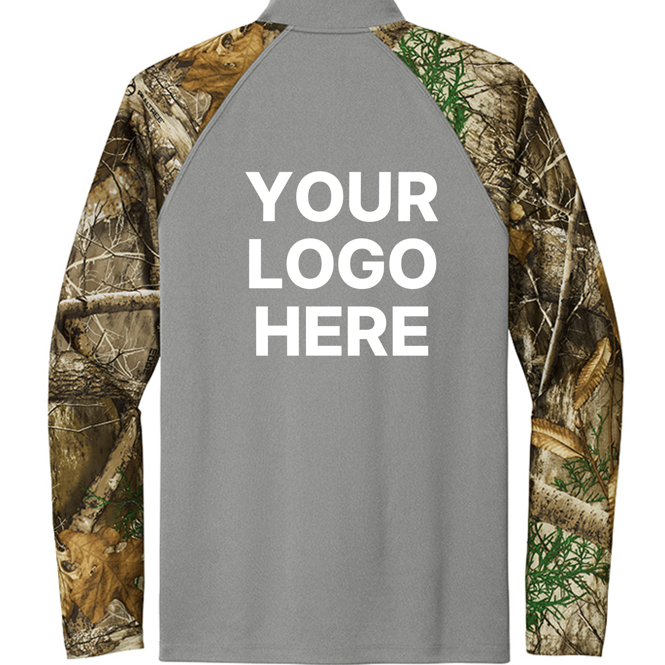 Grey Concrete Heather/ Realtree Edge - BACK