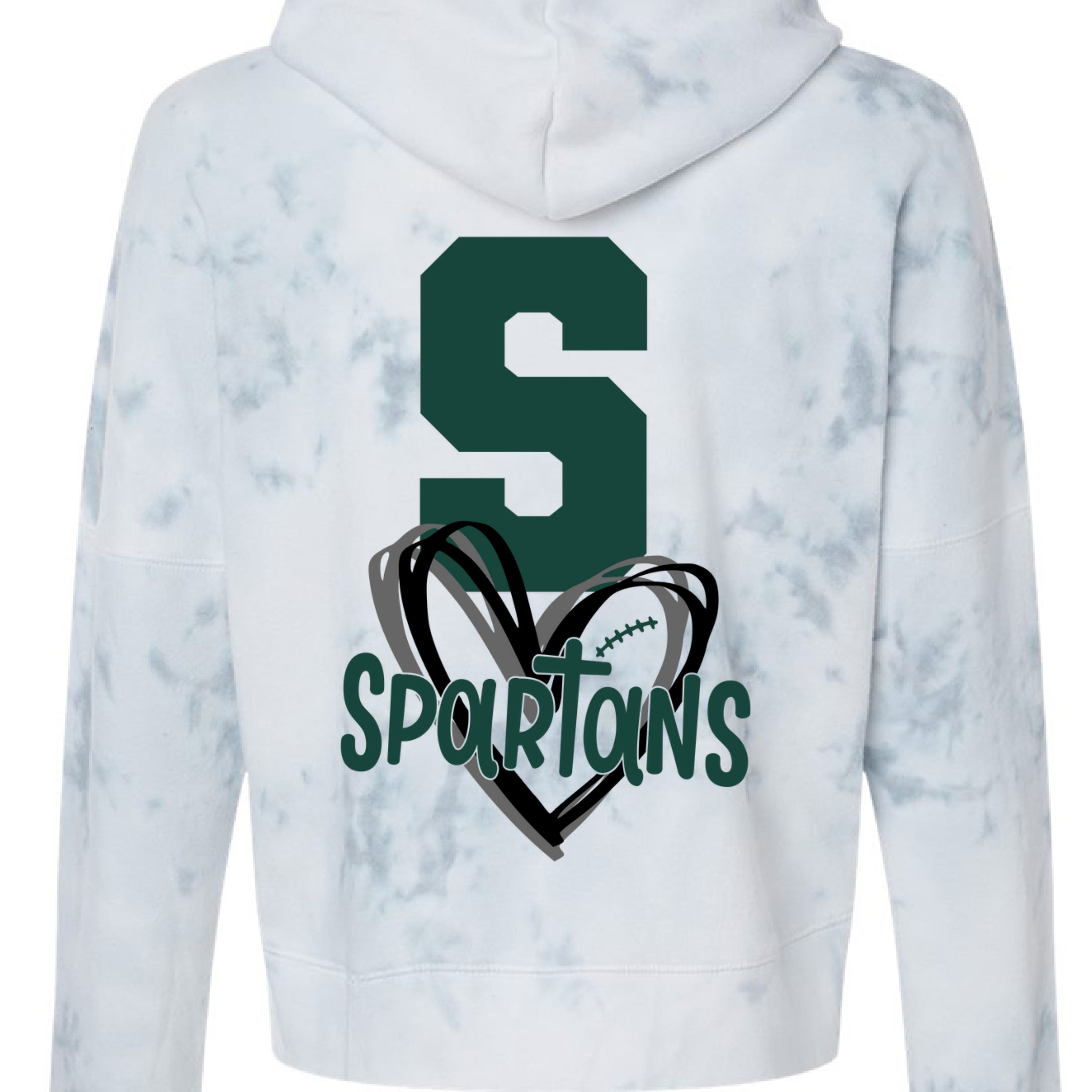 Grey Tie Dye - BACK
